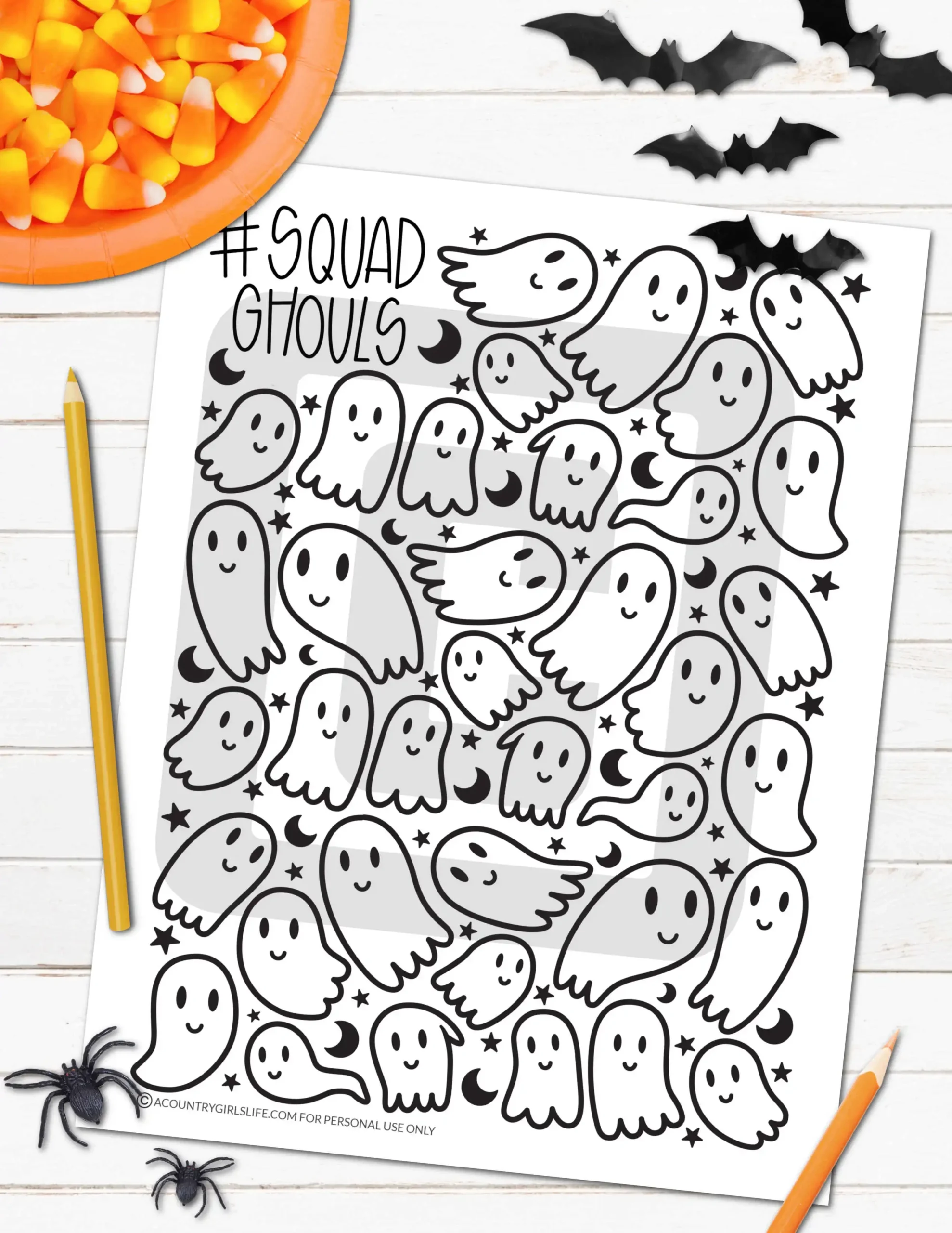 FREE Halloween Coloring Pages CUTE A Country Girl s Life