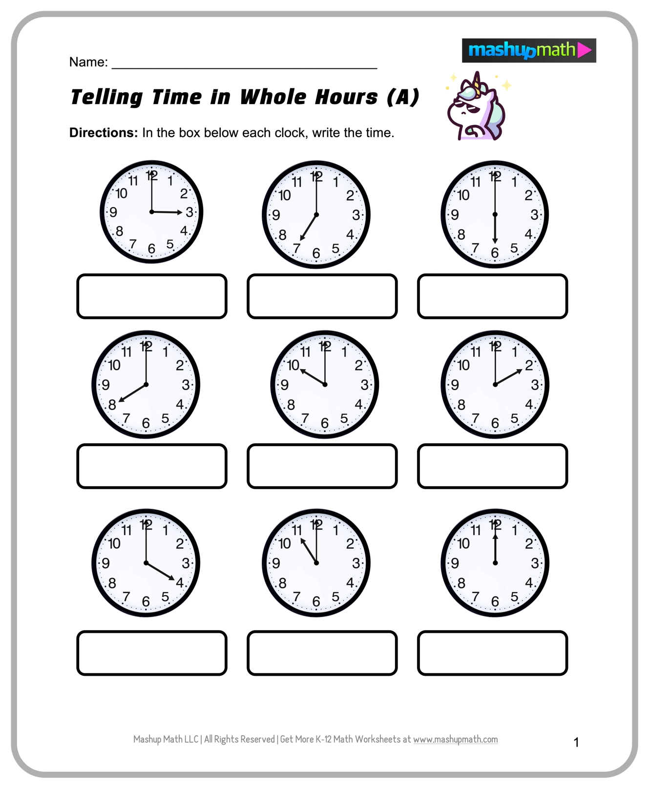 Free Pre K Math Worksheets Printable Mashup Math