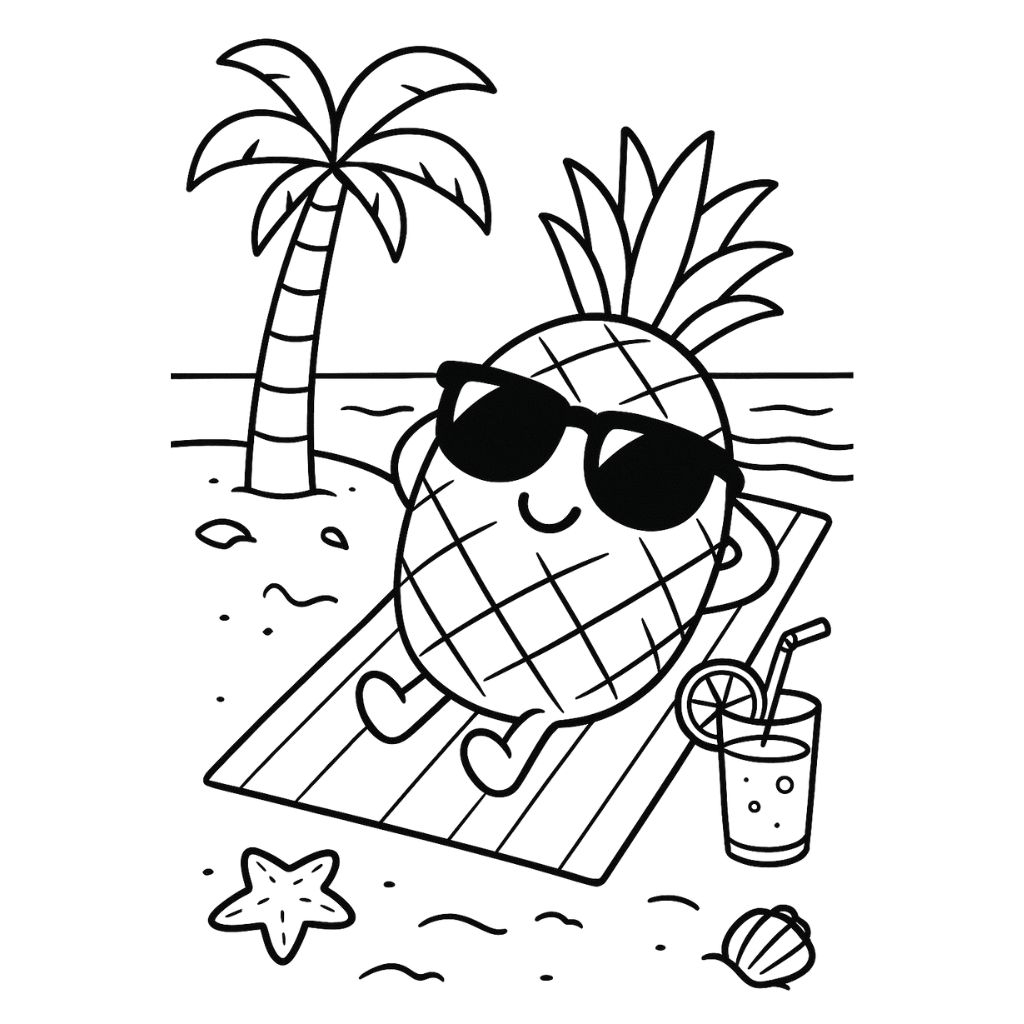 Free Printable Beach Coloring Pages For Kids 15 Fun Designs