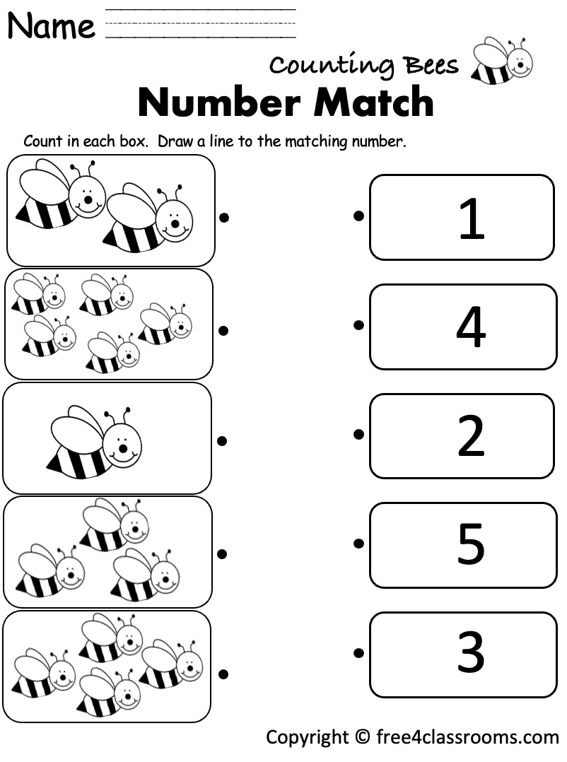 Free Printable Counting Numbers Worksheet Spring Math Kindergarten And Preschool Free Printable Counting Numbers Worksheet Spring Math Kindergarten And Preschool