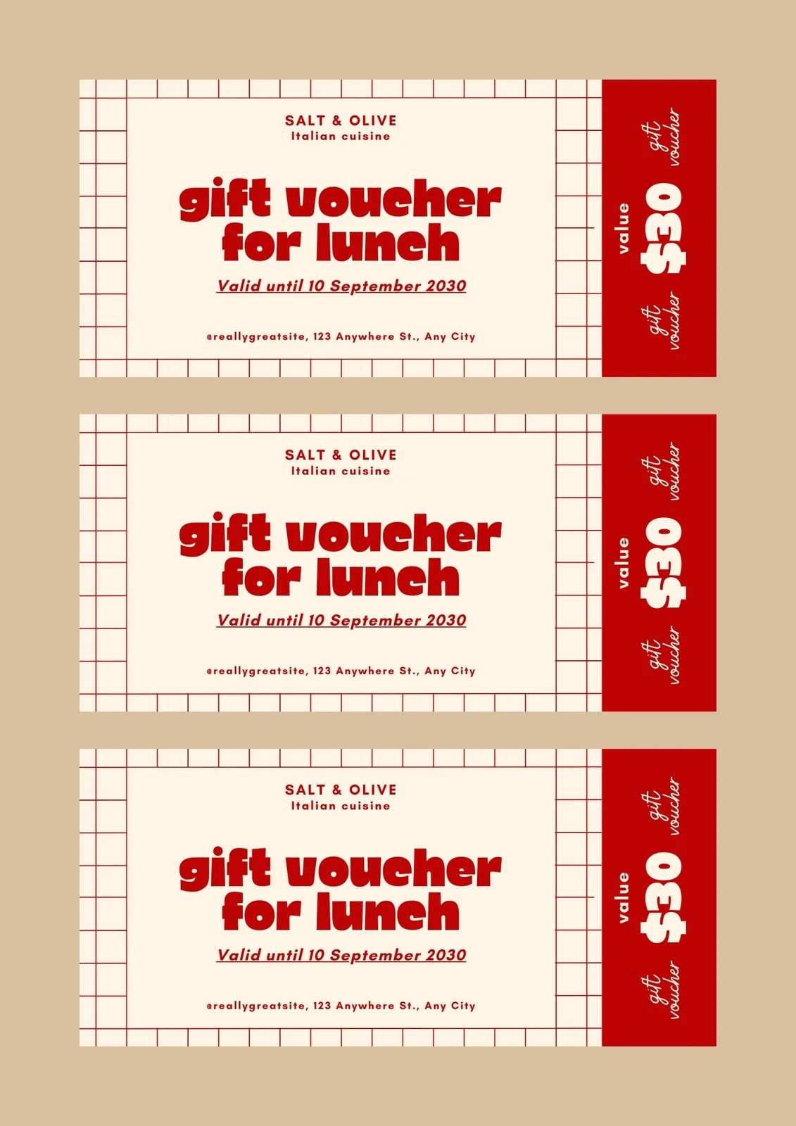 Free Printable Customizable Coupon Templates Canva