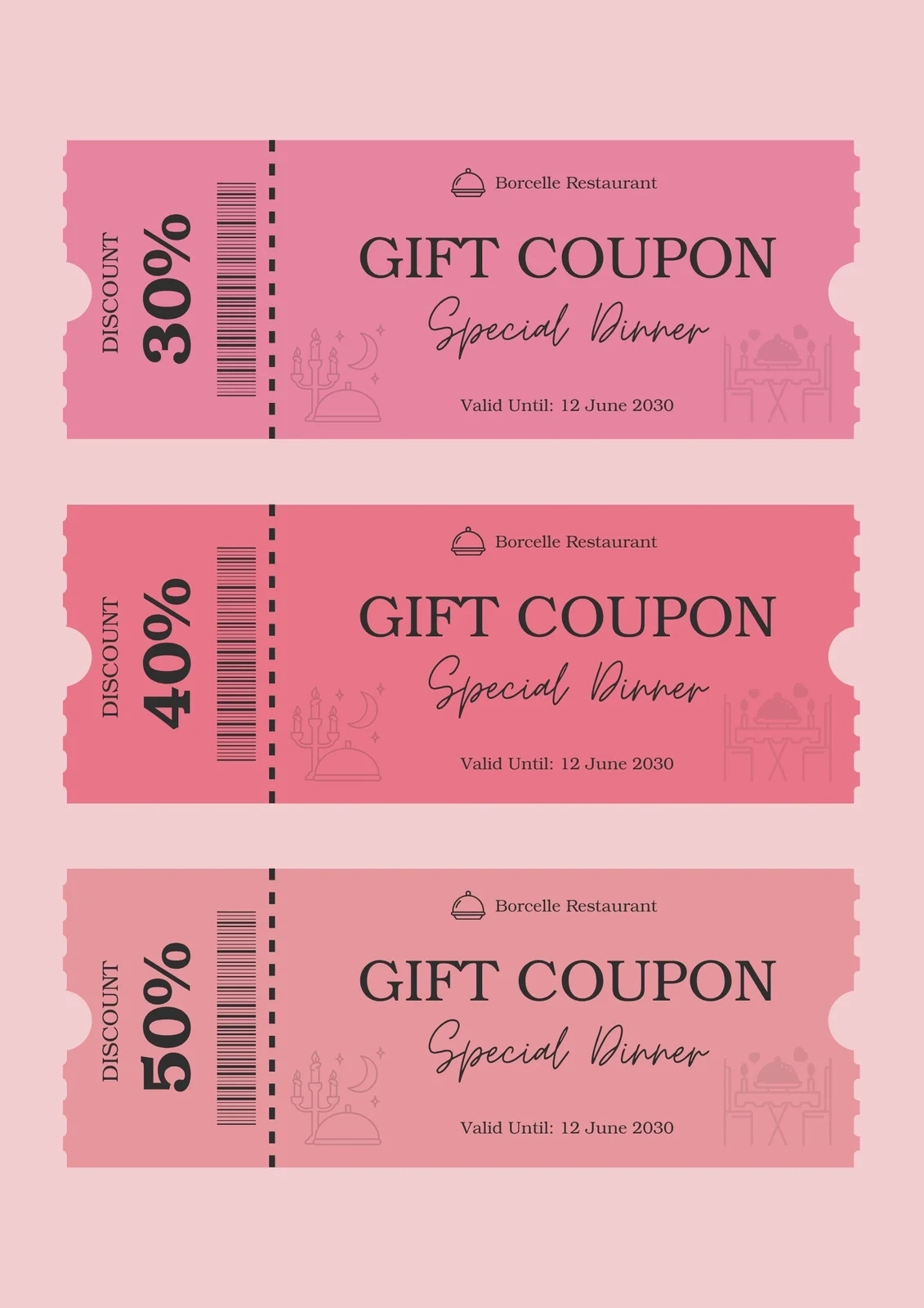 Free Printable Customizable Coupon Templates Canva