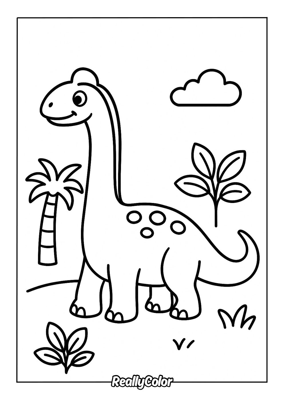 Free Printable Dinosaur Coloring Pages
