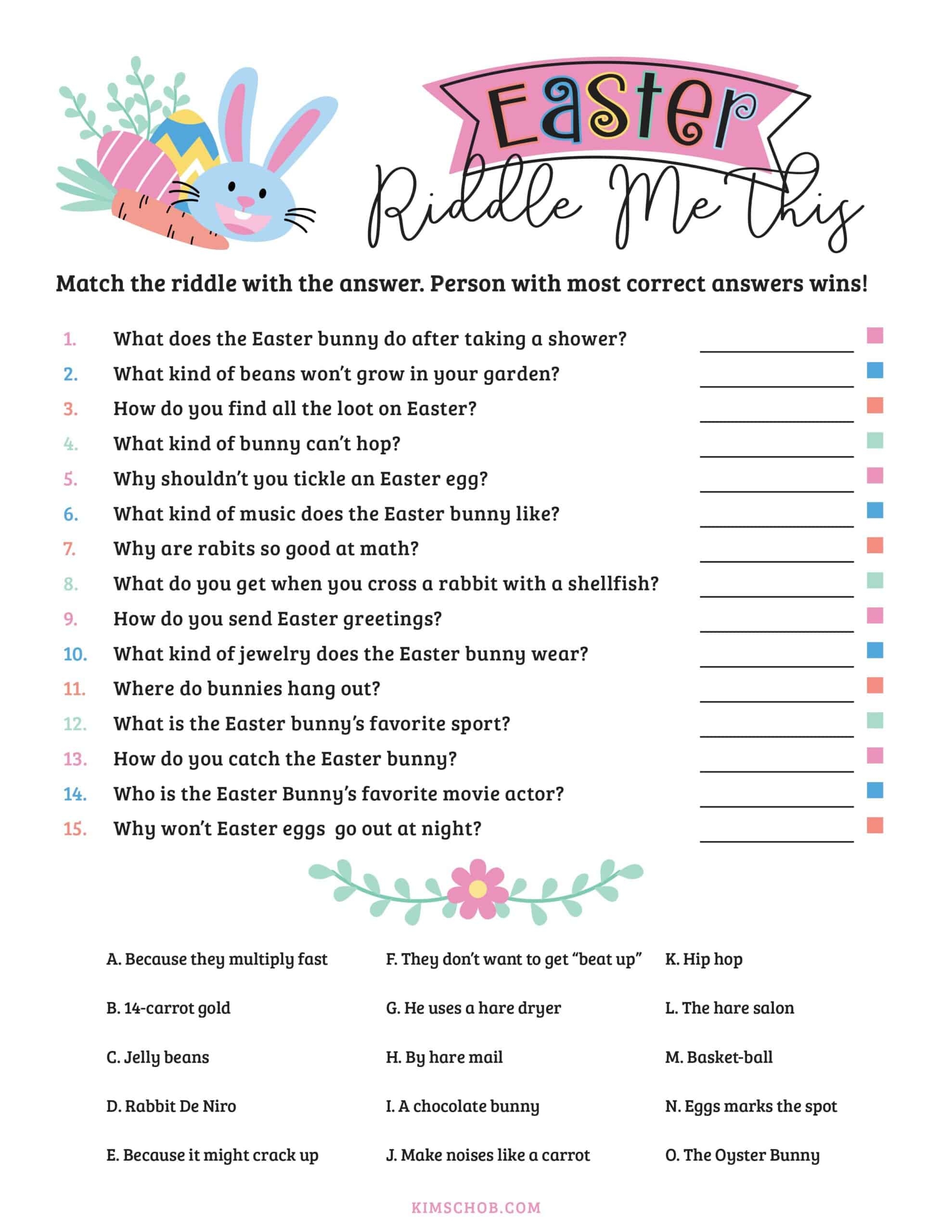 Free Printable Easter Games For Kids Kim Schob