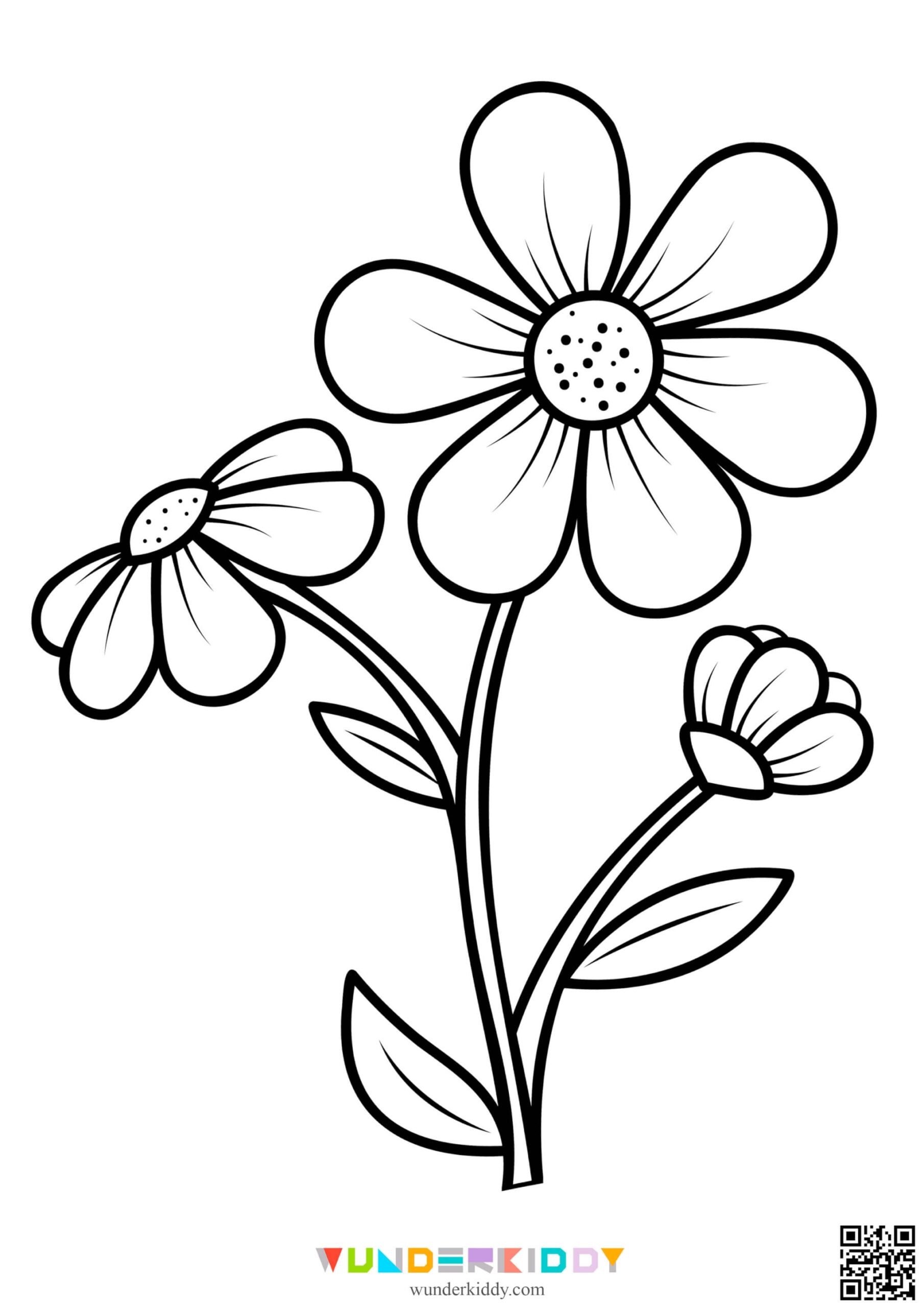 Free Printable Flower Coloring Pages For Kids Adults