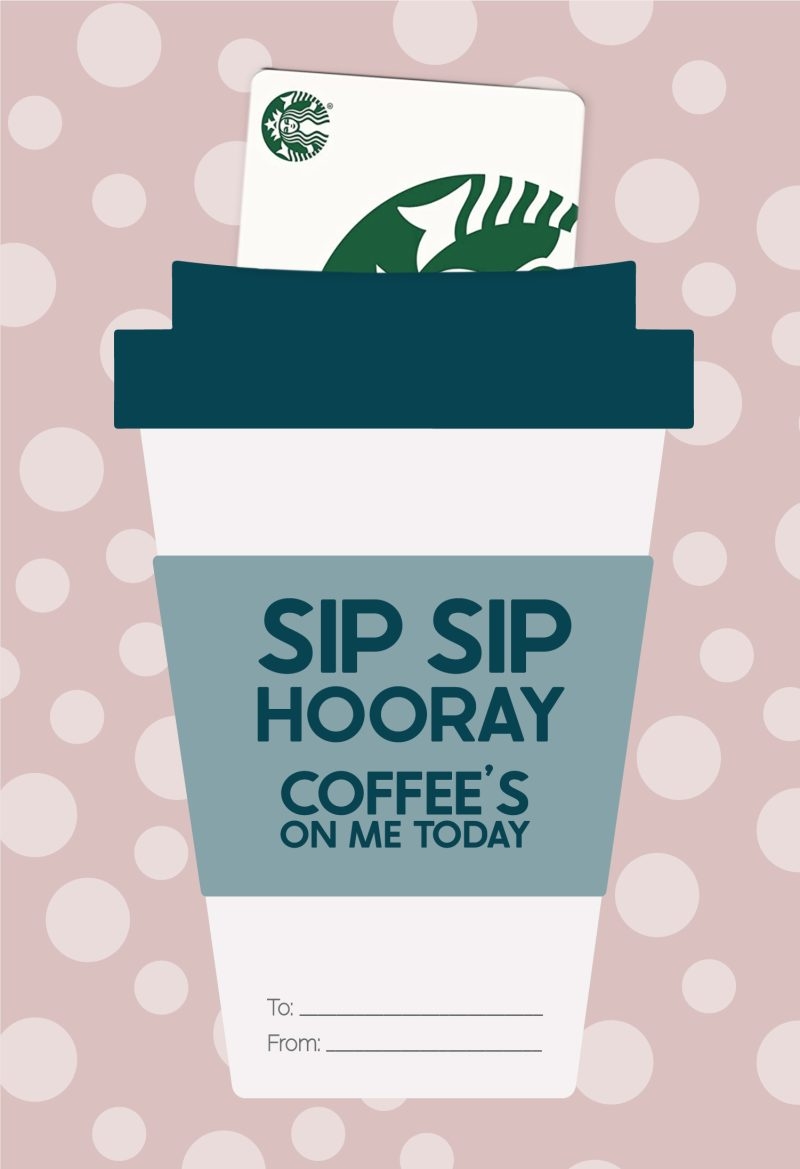 Free Printable For Starbucks Gift Card Just Posted