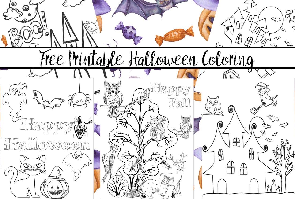 Free Printable Halloween Coloring Pages For Kids