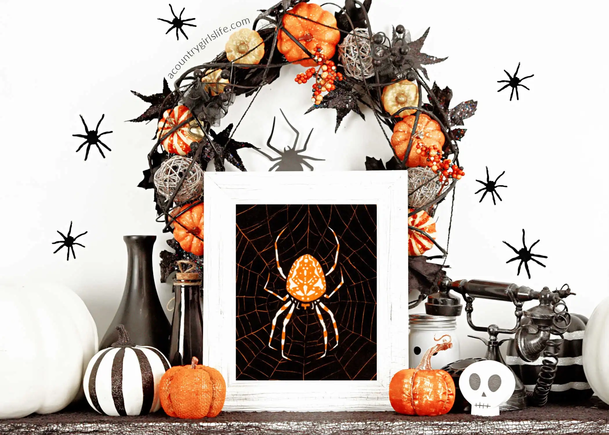 FREE Printable Halloween Wall Art Decorations DIY A Country Girl s Life