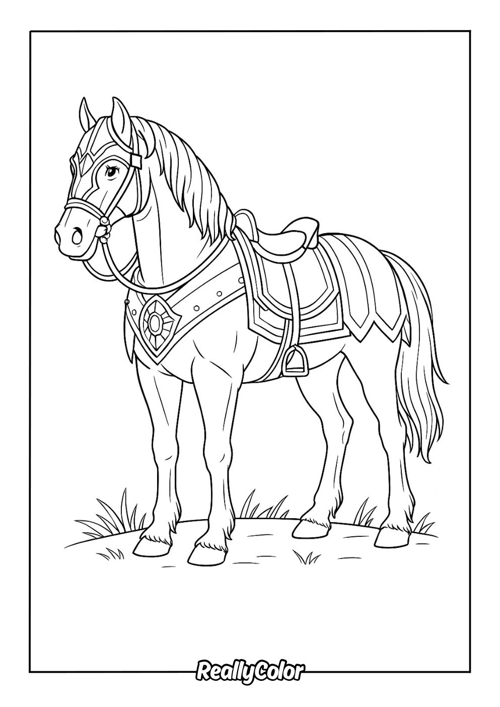 Free Printable Horse Coloring Pages