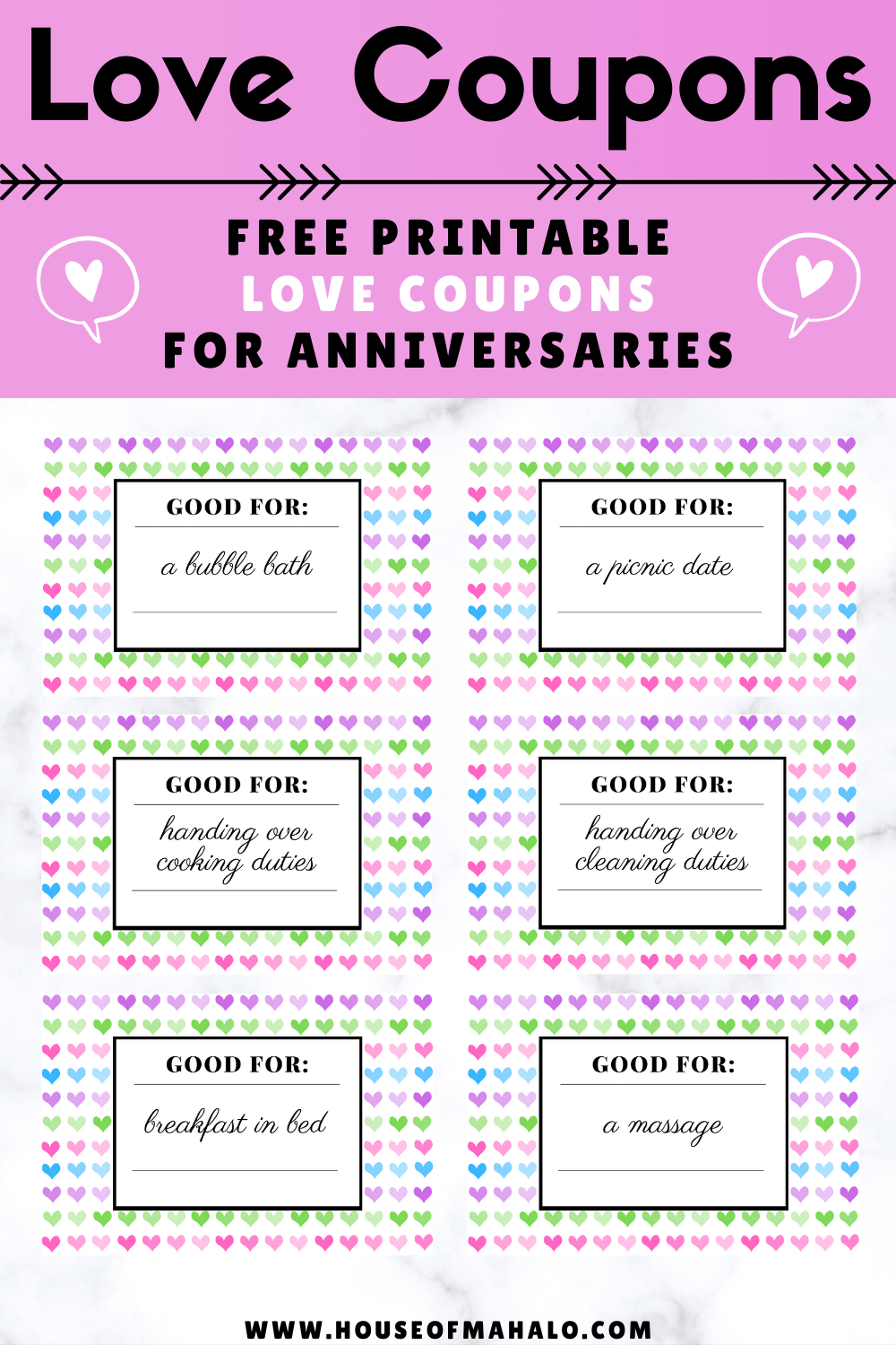 Free Printable Love Coupons Date Night Coupons