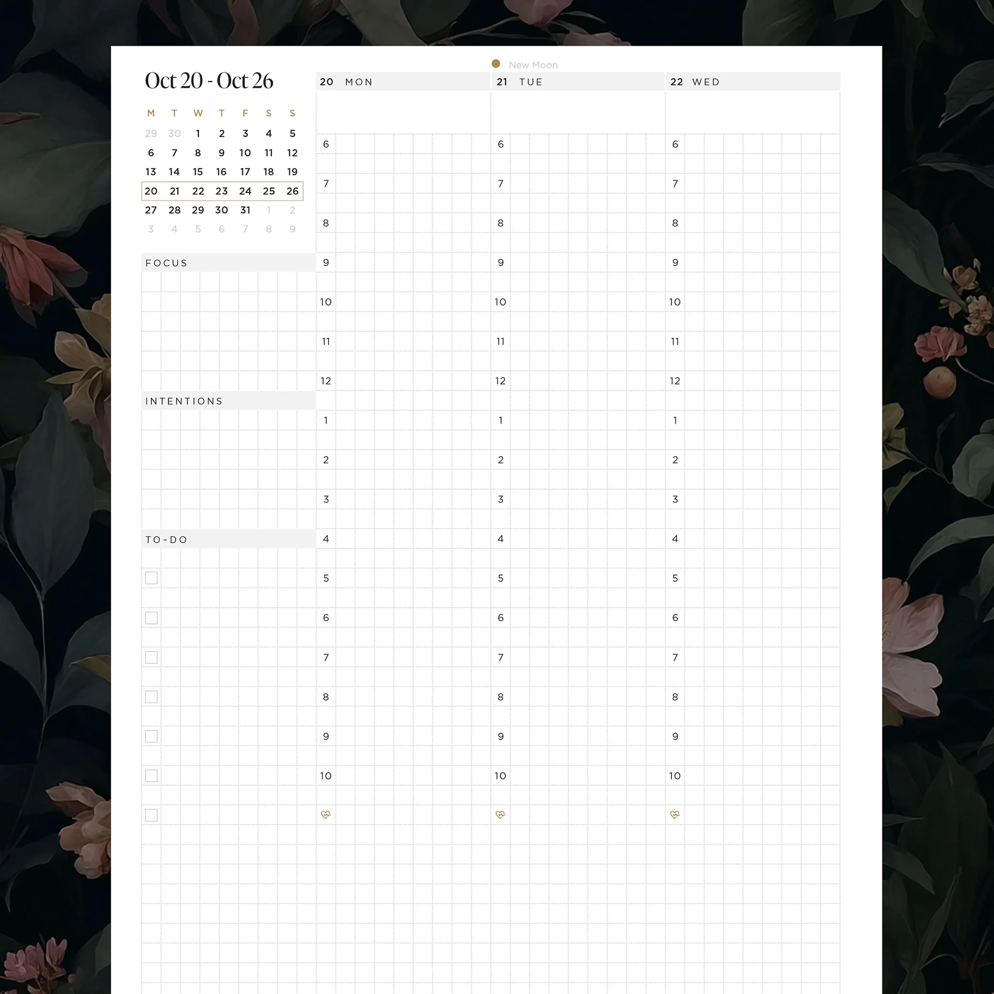 Free Printable Planner PDFs Daily Weekly More Hemlock Oak