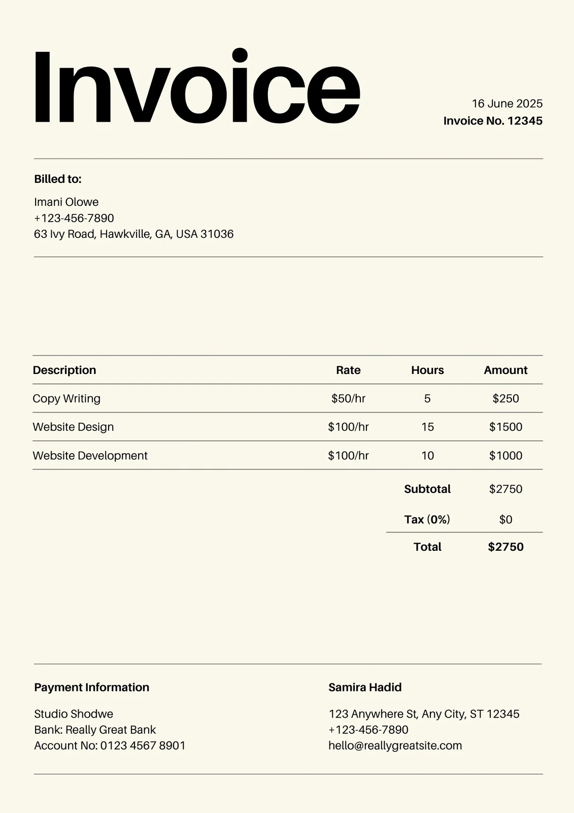 Free Printable Professional Invoice Templates To Customize Canva Free Printable Professional Invoice Templates To Customize Canva
