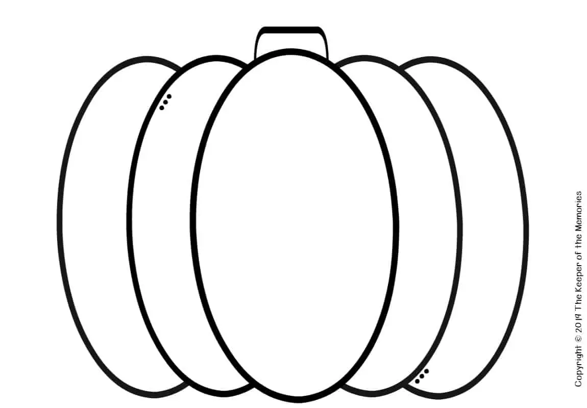 Free Printable Pumpkin Template The Keeper Of The Memories