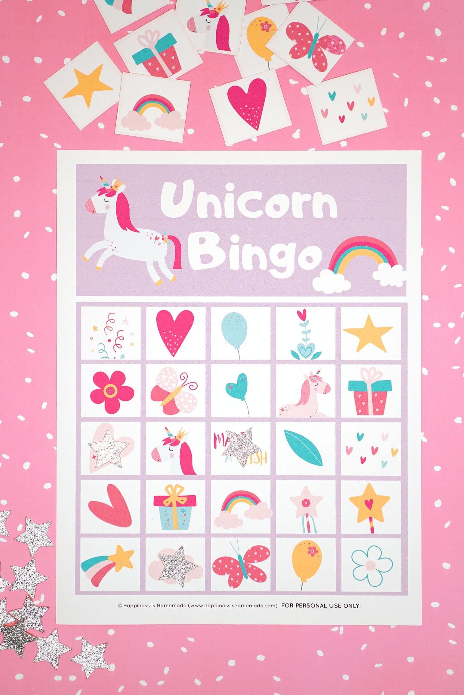 Free Printable Unicorn Bingo Game Happiness Is Homemade Free Printable Unicorn Bingo Game Happiness Is Homemade