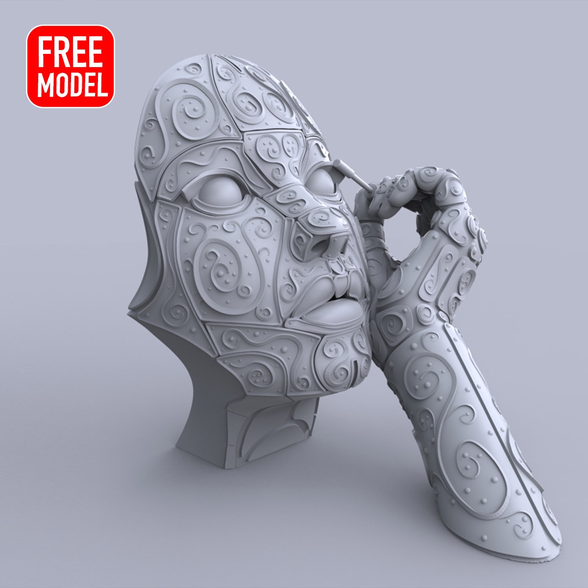 Free STL Model Pack Exclusive 3D Prints From Monocure3D