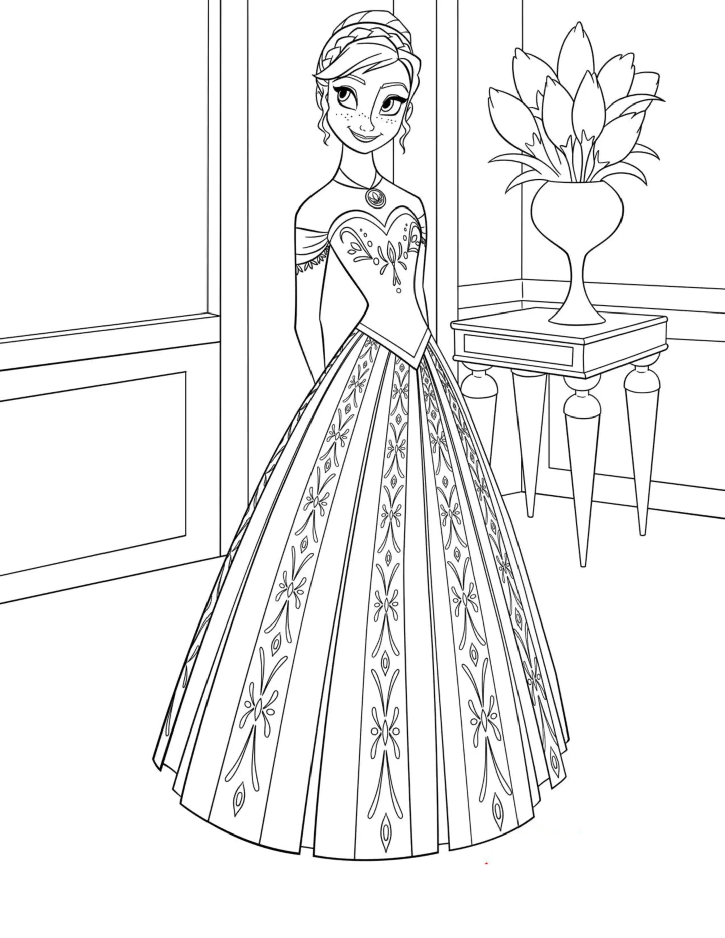 Frozen To Print For Free Frozen Coloring Pages