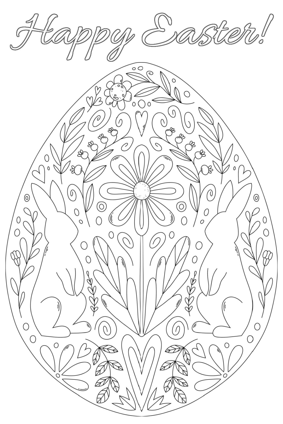 Get 19 Free Printable Easter Coloring Pages Options For All Ages
