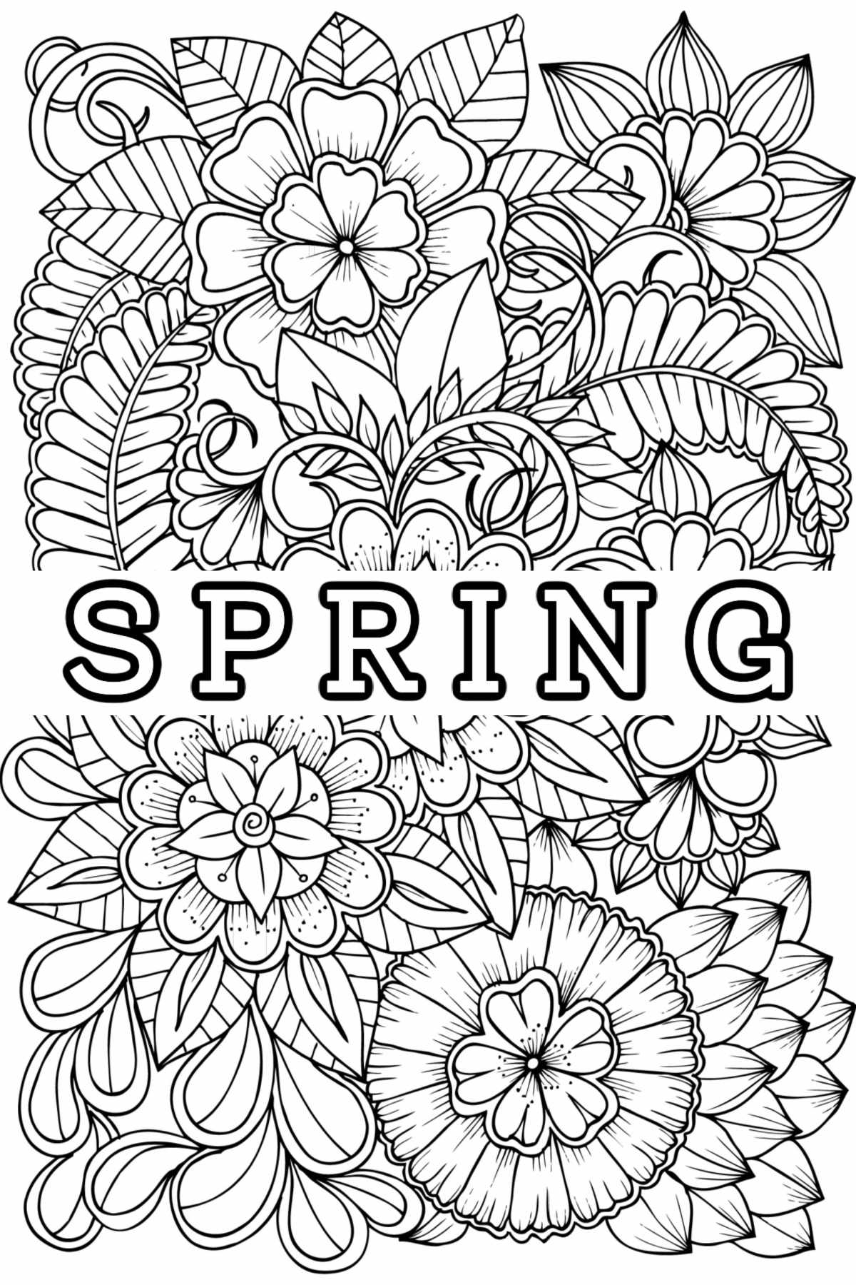 Get 20 Free Spring Coloring Pages Flowers Butterflies More 