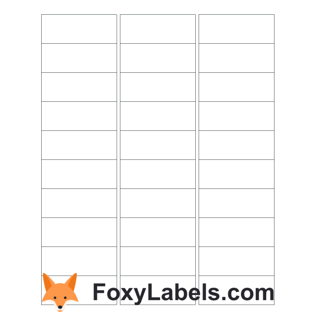 Google Docs Label Template Compatible With Avery 15660