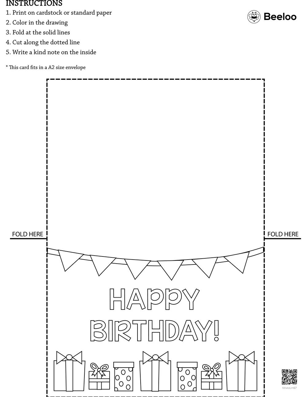Happy Birthday Card Beeloo Printable Crafts And Activities For Kids Happy Birthday Card Beeloo Printable Crafts And Activities For Kids