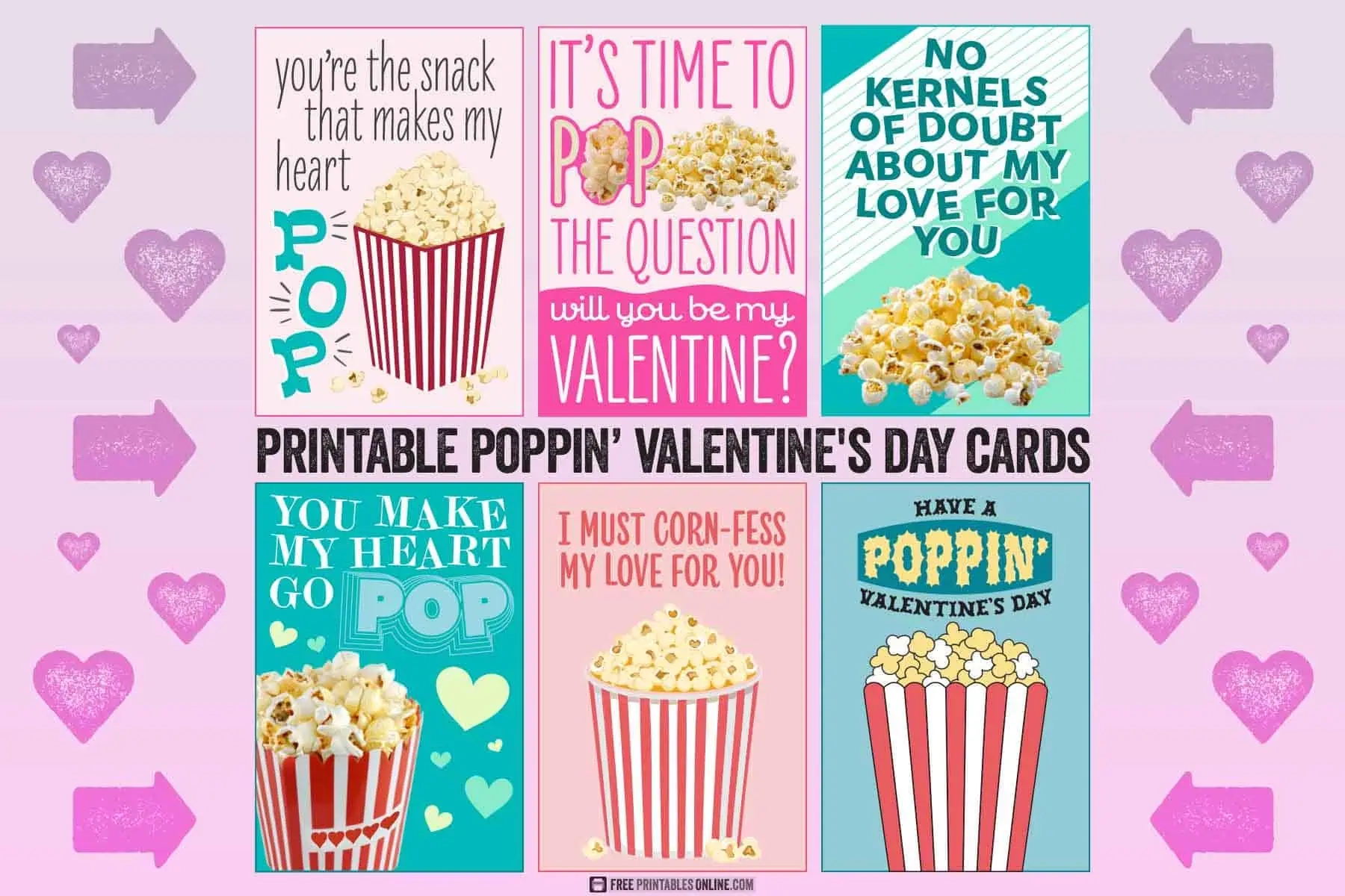 Have A Poppin Valentine s Day Free Printable Free Printables Online
