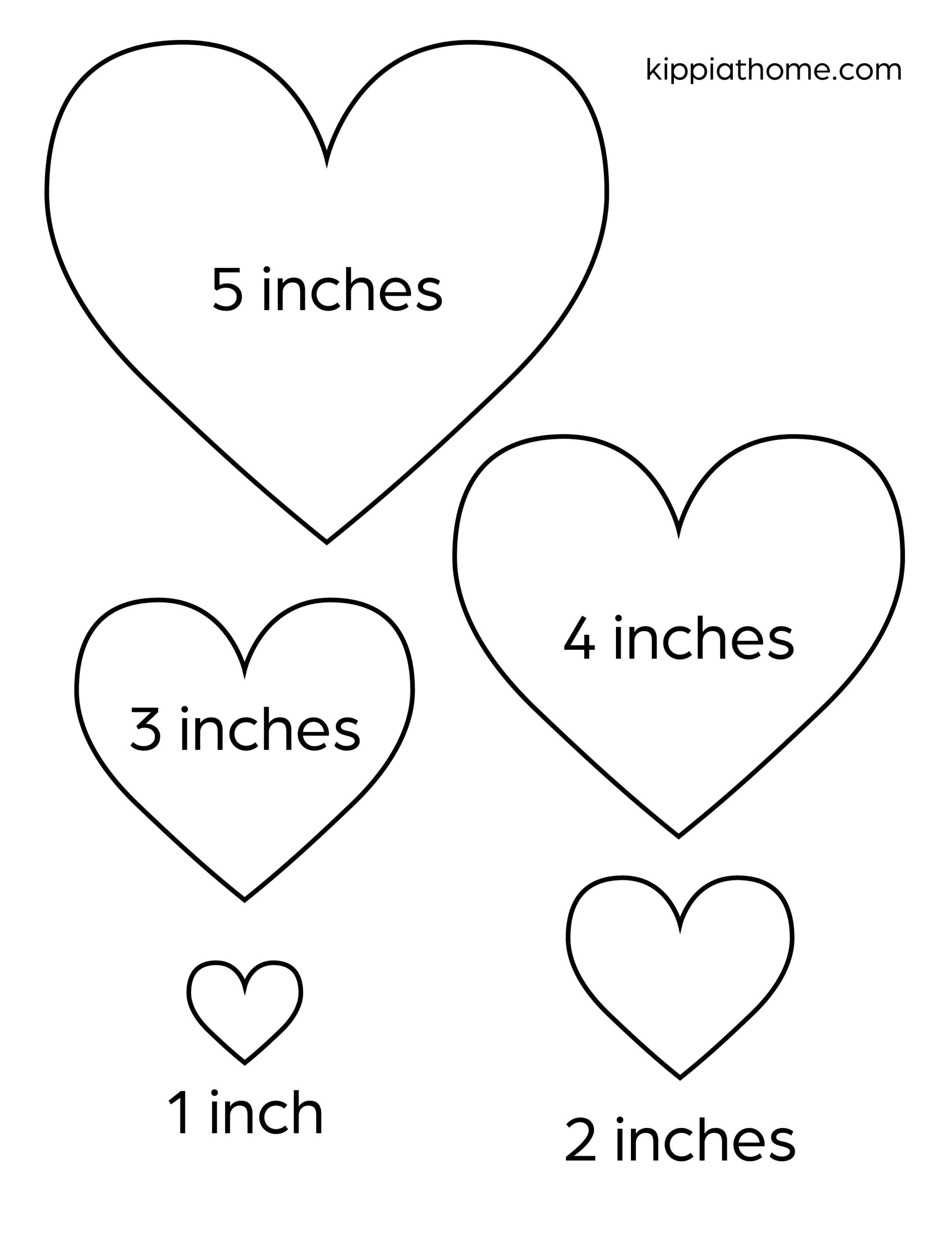 Heart Outlines Kippi At Home