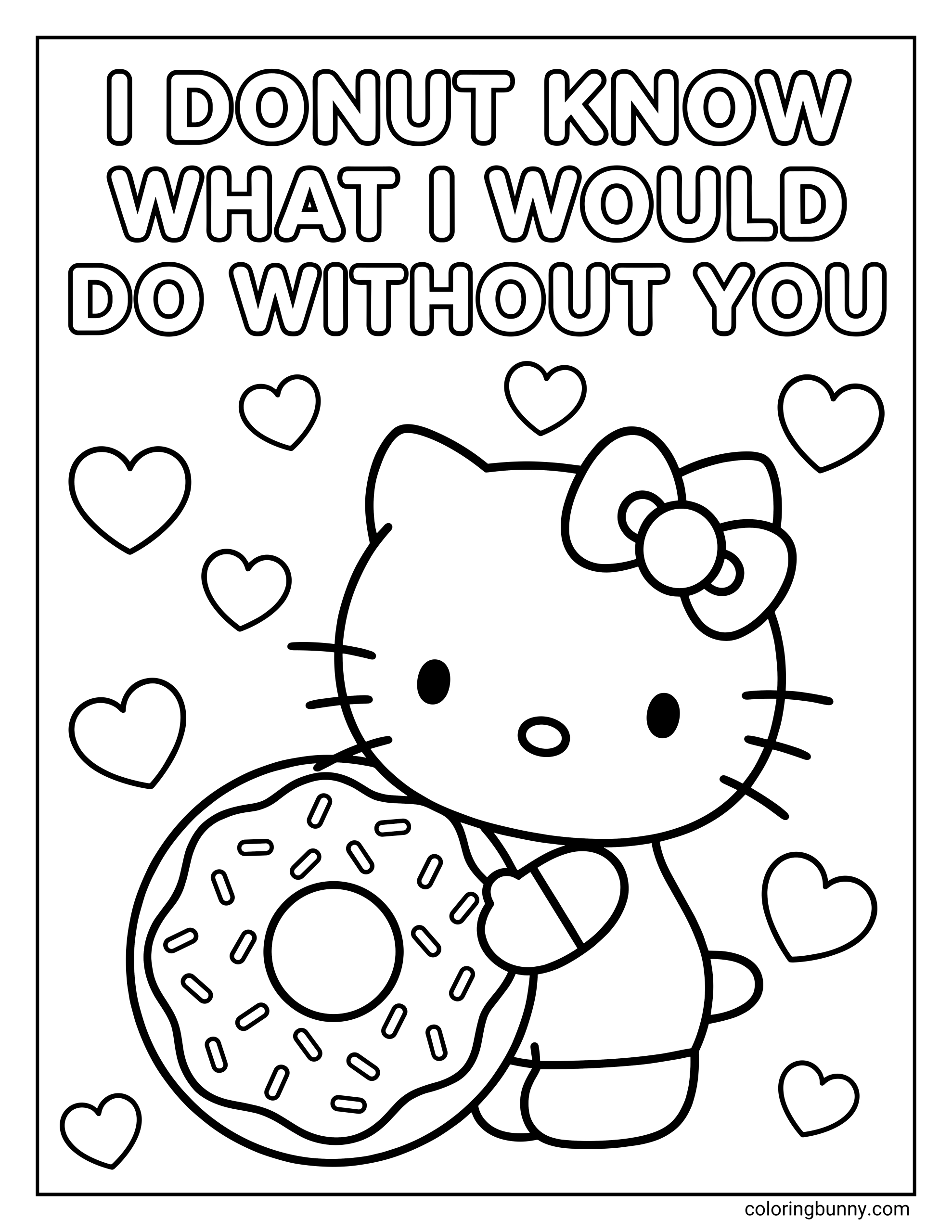 Hello Kitty Valentine s Day Coloring Pages 30 Free Printable PDFs Hello Kitty Valentine s Day Coloring Pages 30 Free Printable PDFs