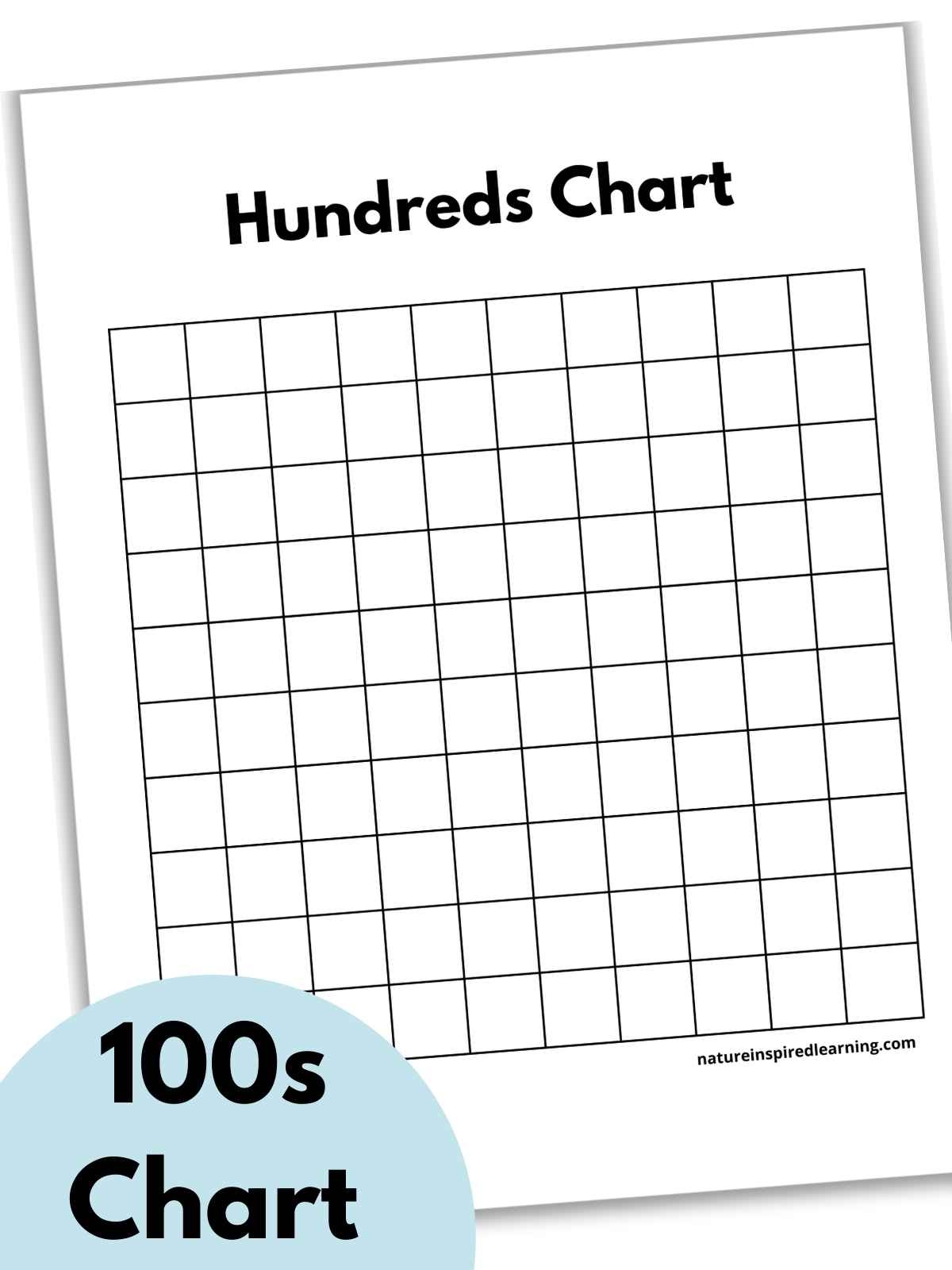 Hundreds Charts Free Printable Nature Inspired Learning Hundreds Charts Free Printable Nature Inspired Learning