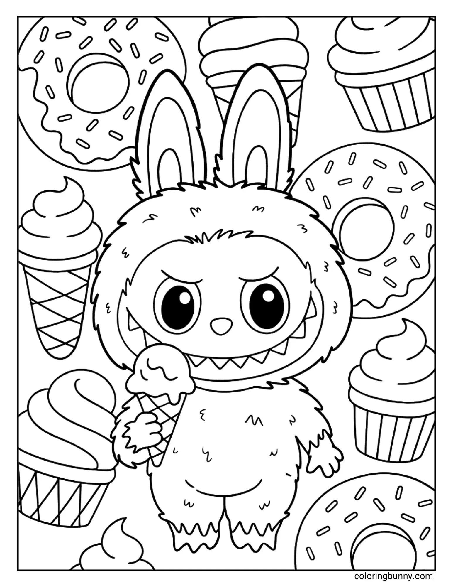 Labubu Coloring Pages 38 Free Printable PDFs