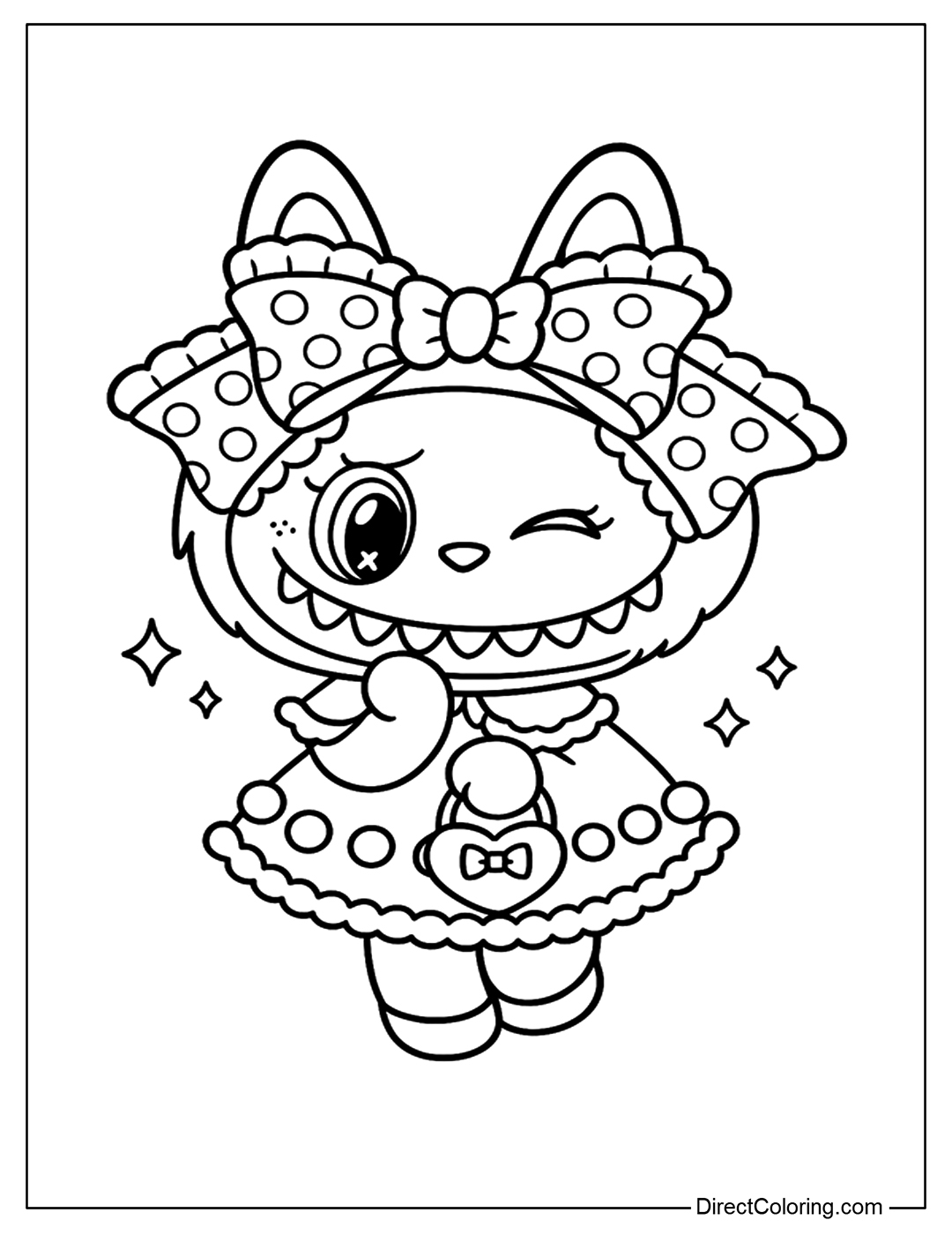 Labubu Coloring Pages Free Printable PDFs Labubu Coloring Pages Free Printable PDFs