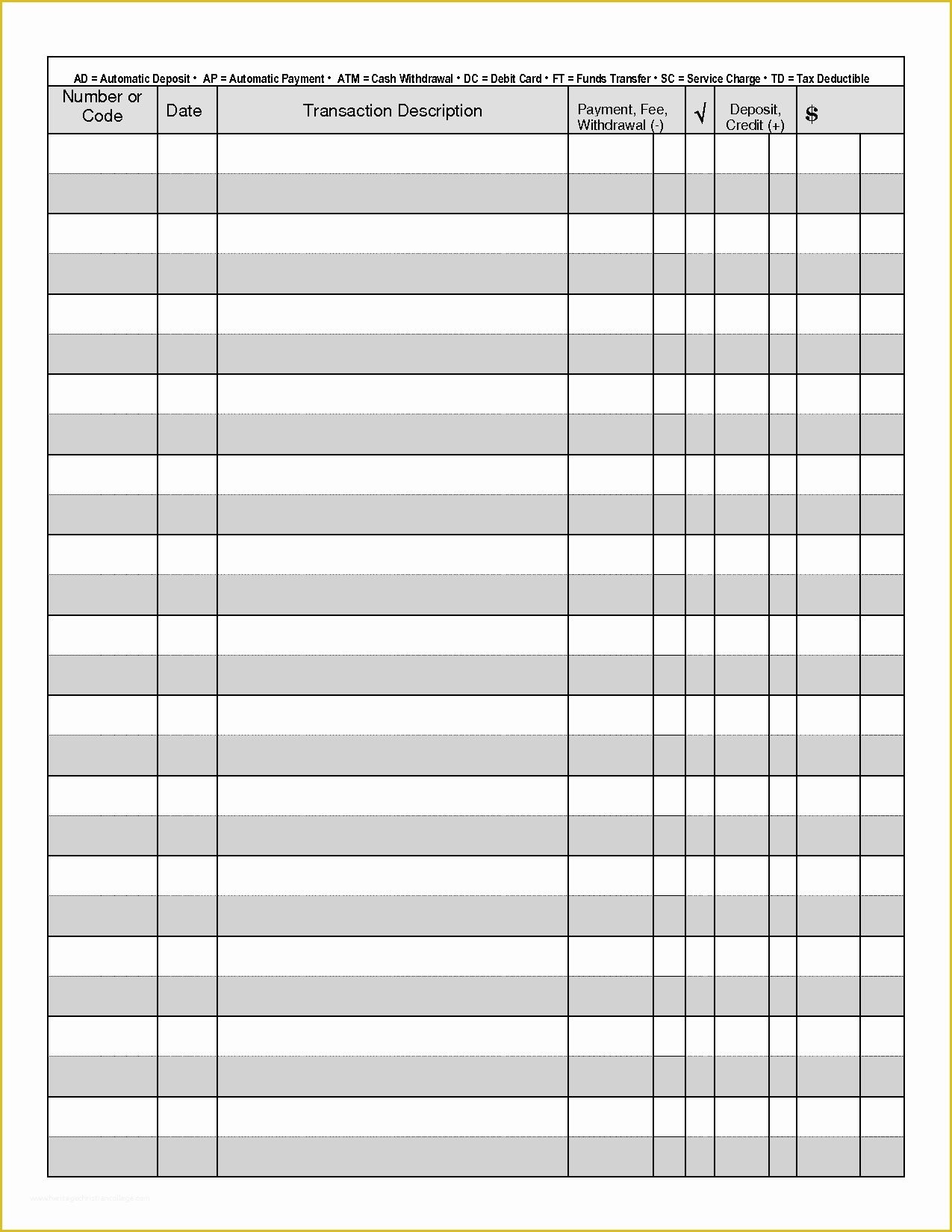 Large Print Check Deposit Register Sheets Large Print 8 X 11 Check Register Vision Forward Check Deposit Register Book