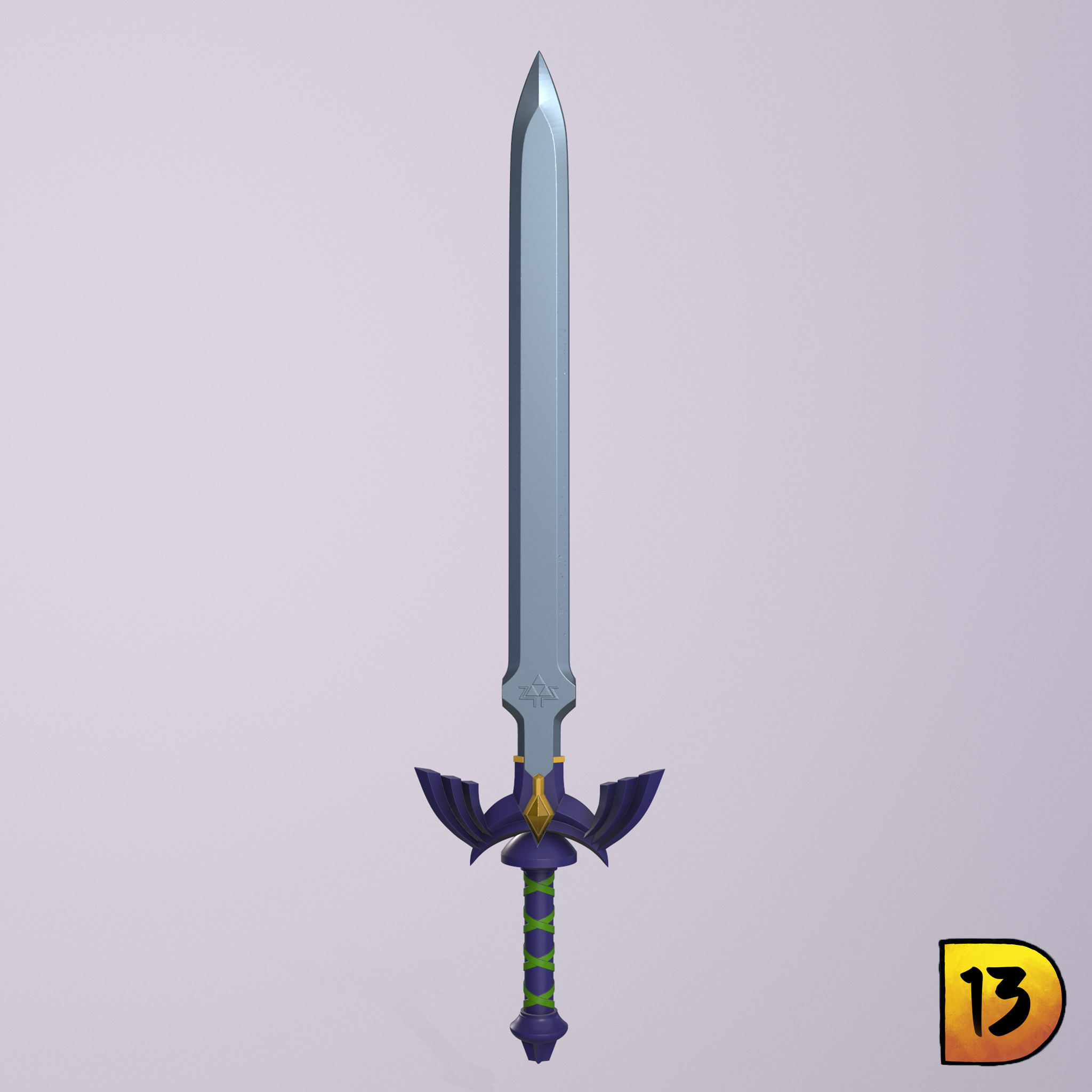 Link Master Sword BOTW 3D File For Cults