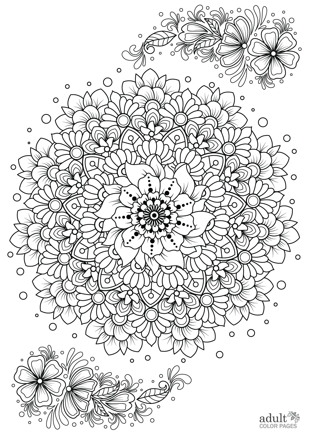 Mandala Coloring Pages For Adults Adult Color Pages