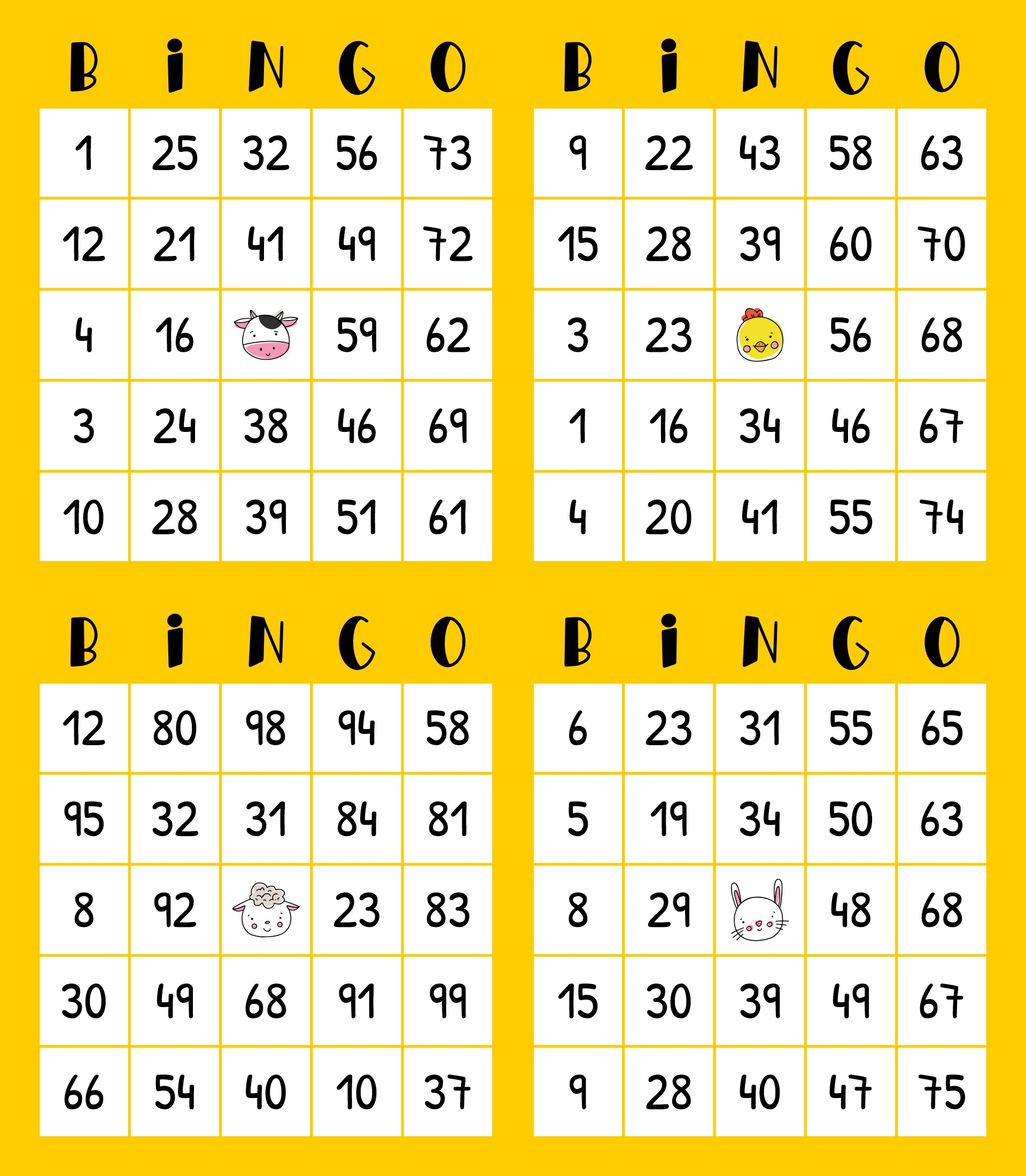 Number Bingo Cards 10 Free PDF Printables Printablee Number Bingo Cards 10 Free PDF Printables Printablee