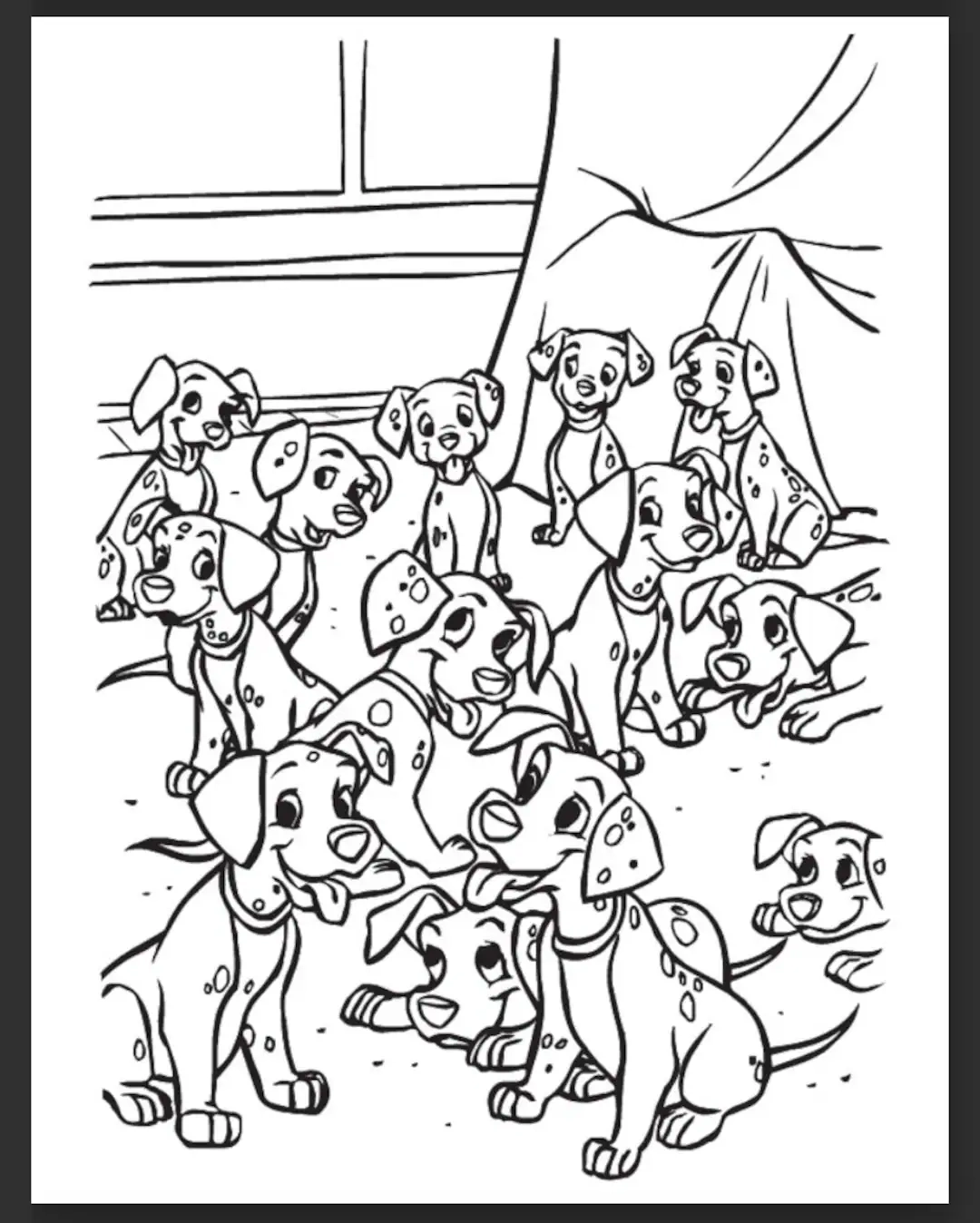 Over 400 Disney Coloring Pages Etsy