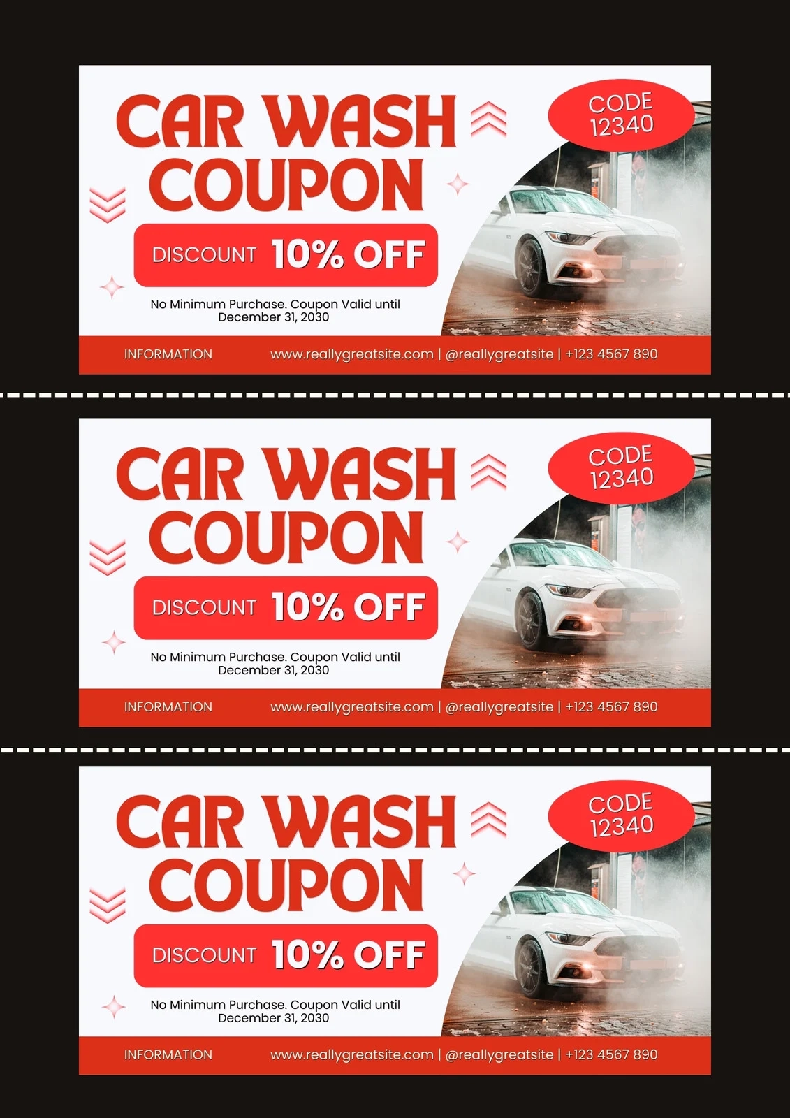 Page 6 Free Printable Customizable Coupon Templates Canva