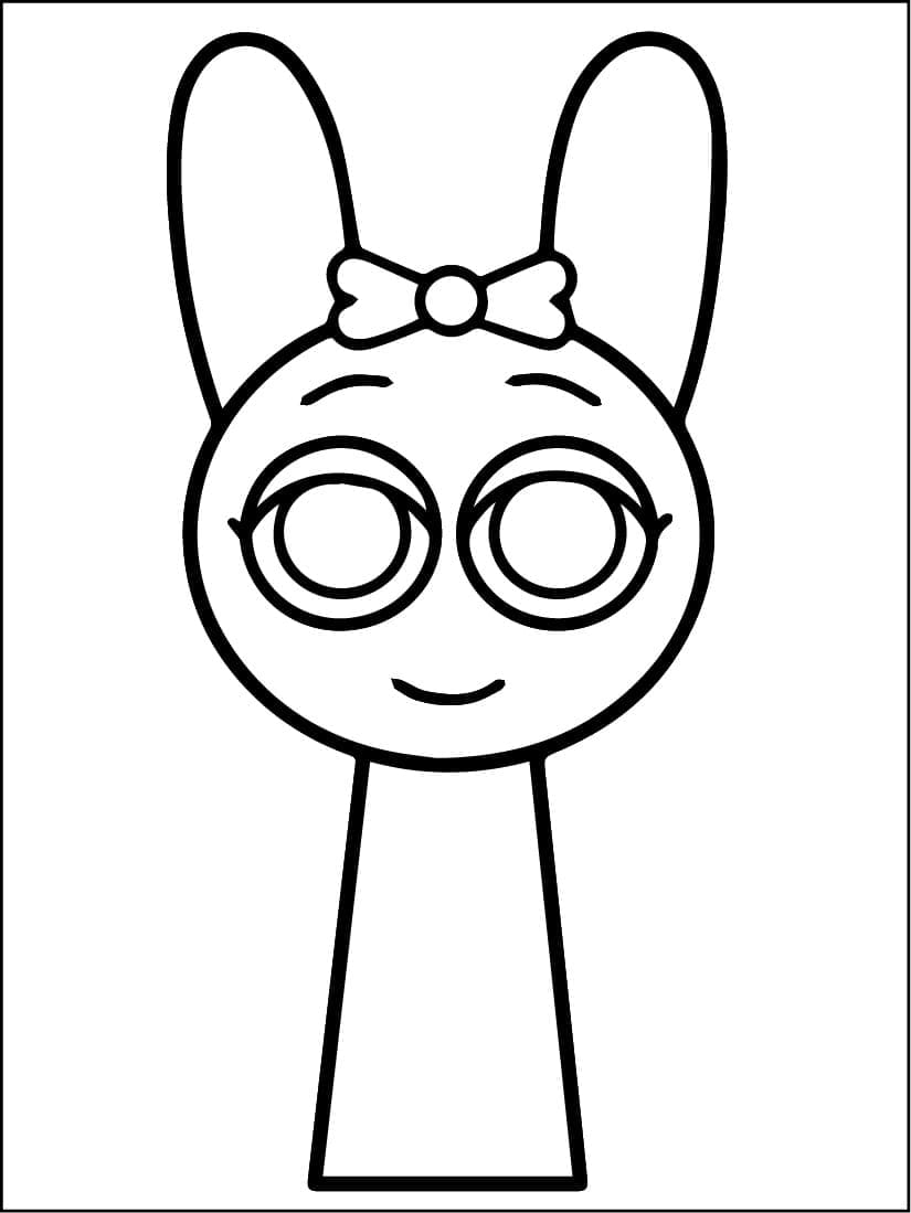 Pinki From Incredibox Sprunki Coloring Page Download Print Or Color Online For Free