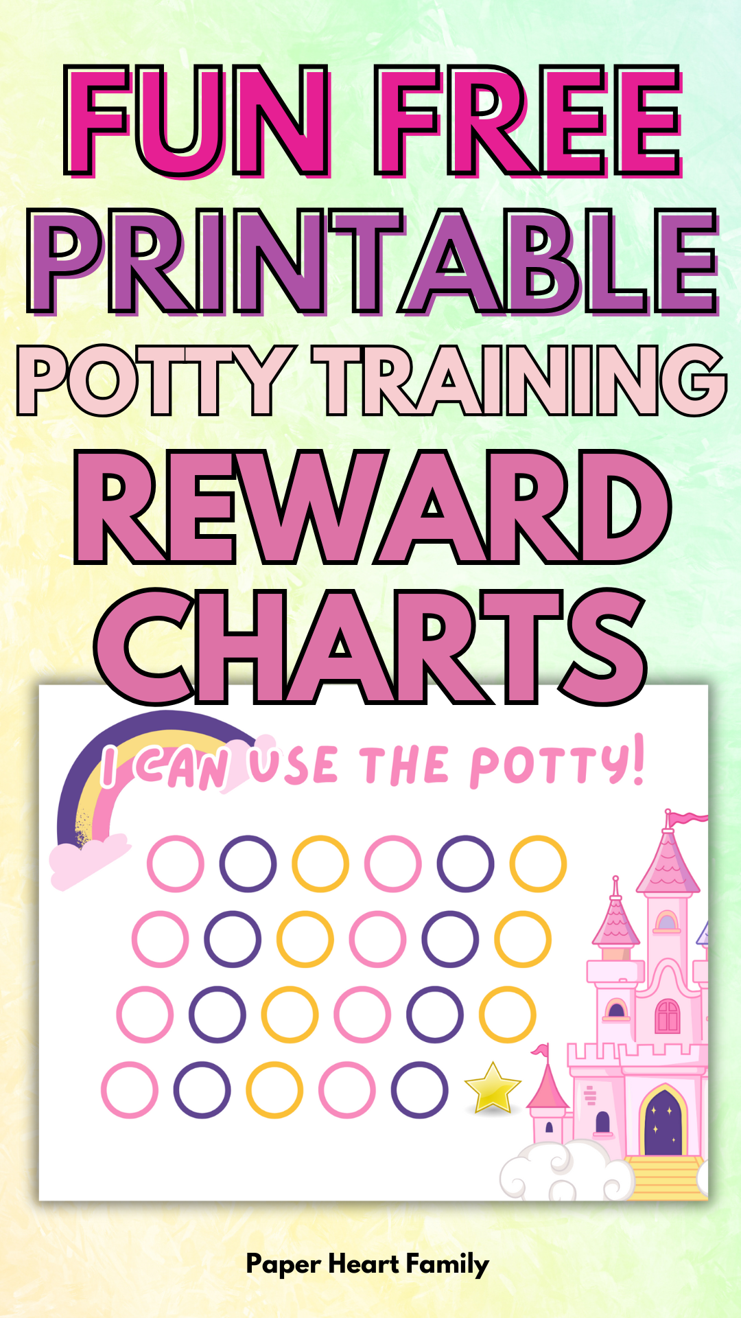 Potty Training Rewards Chart