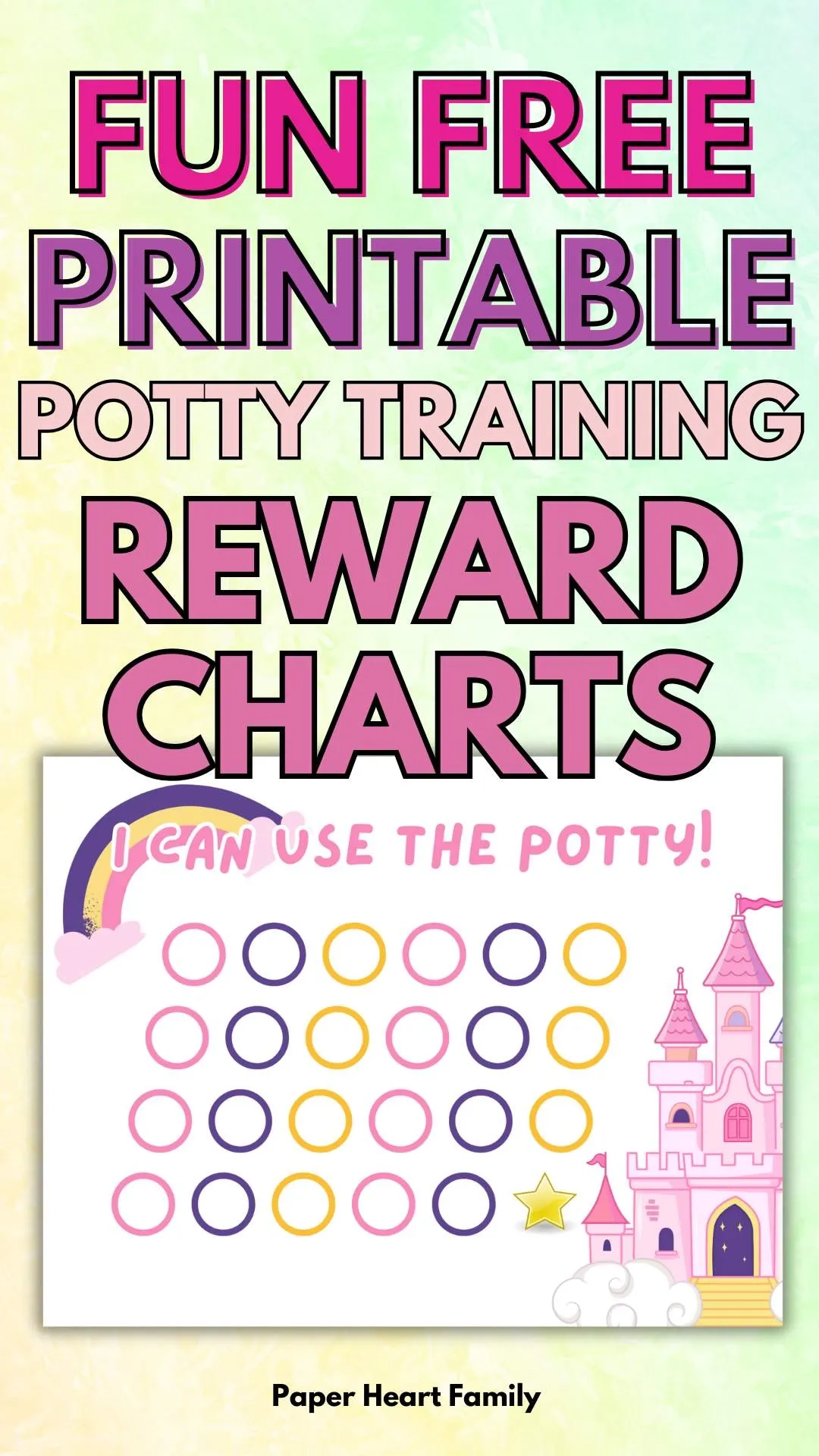 Potty Training Rewards Chart