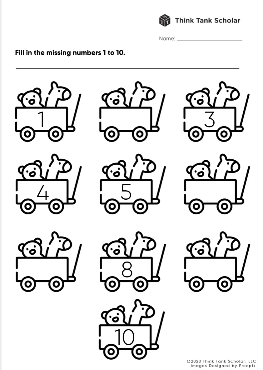 Preschool Worksheets Printable PDF Free Think Tank Scholar