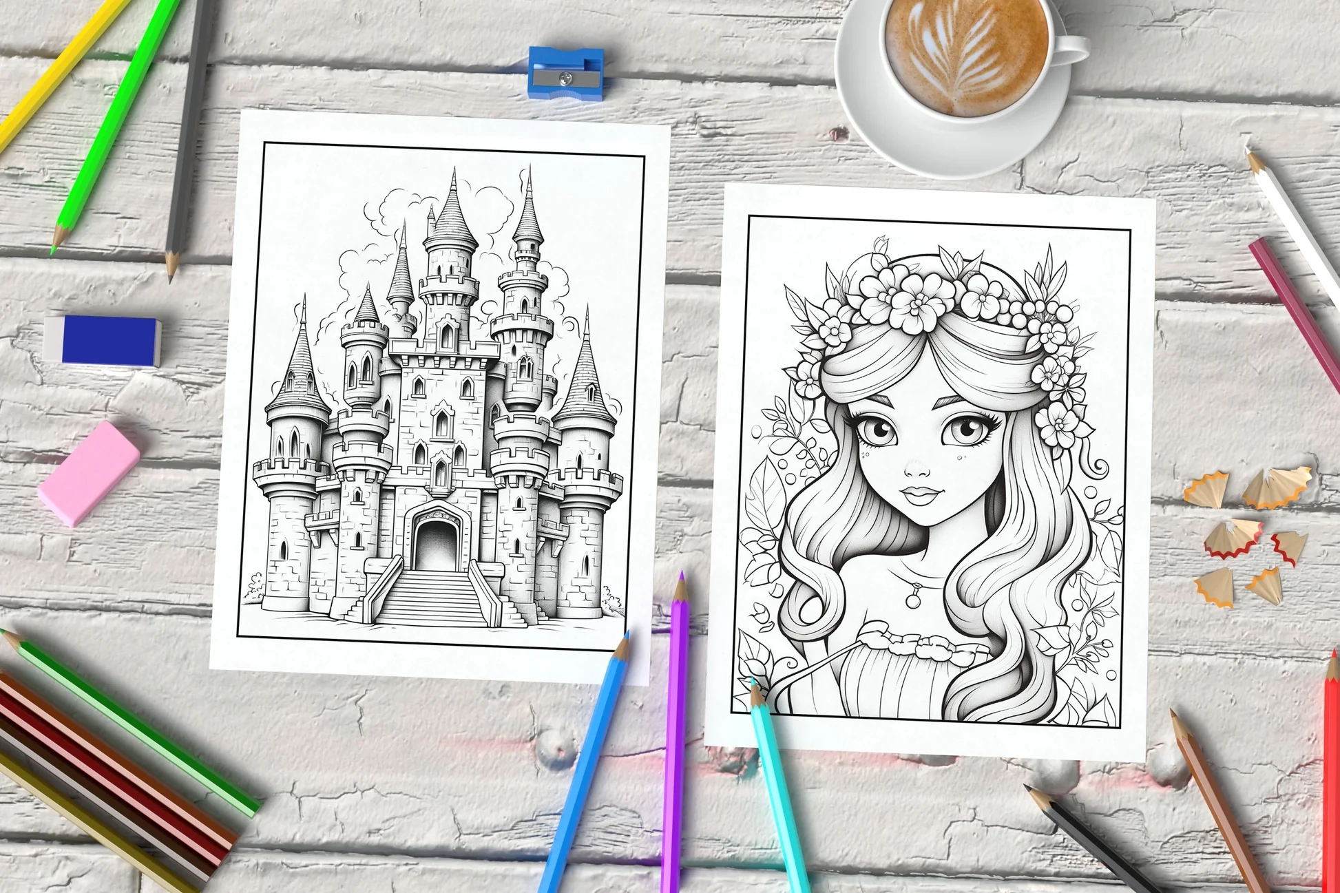 Princess Coloring Book For Kids Mama Life Printables