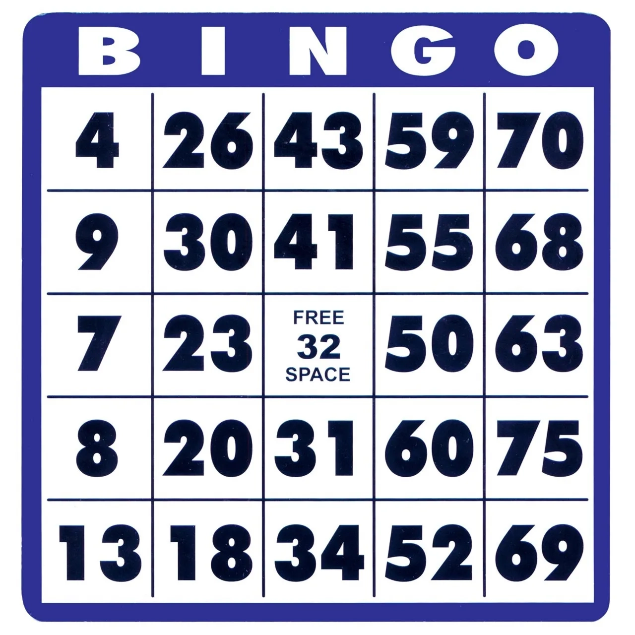Printable Bingo Cards 1 75 Free Printable Study Planner
