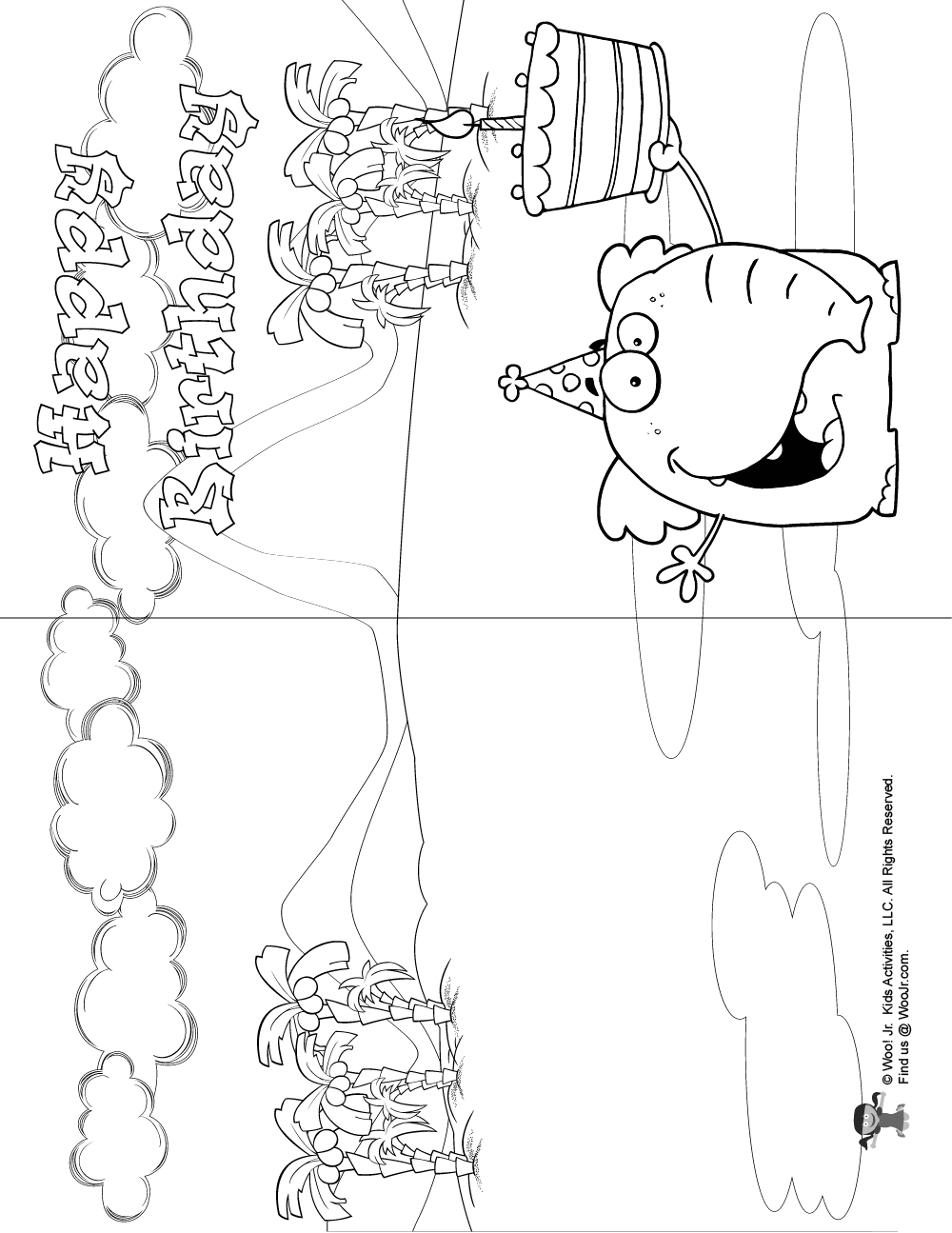 Printable Birthday Cards And Coloring Cards Woo Jr Kids Activities Children s Publishing Printable Birthday Cards And Coloring Cards Woo Jr Kids Activities Children s Publishing