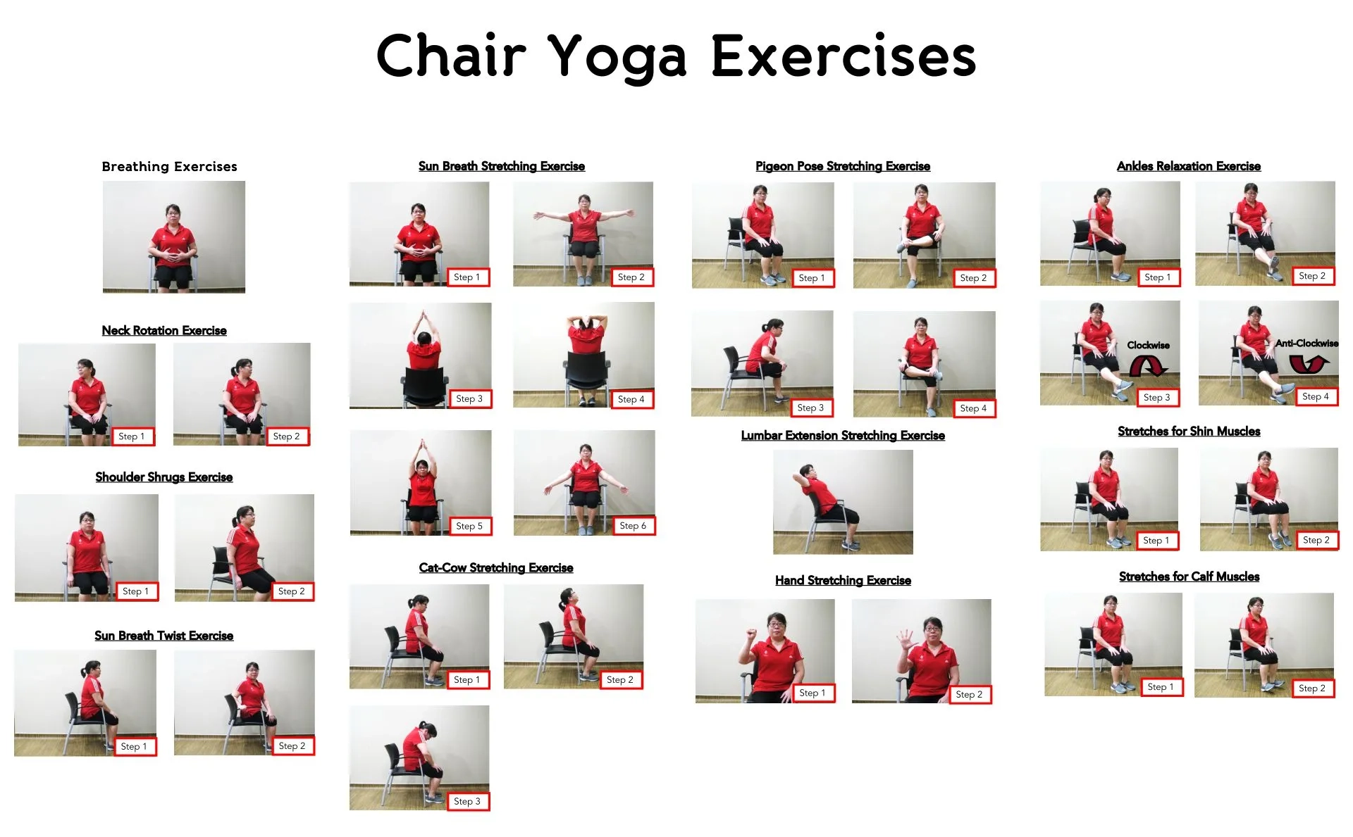 Printable Chair Yoga Printable Study Planner