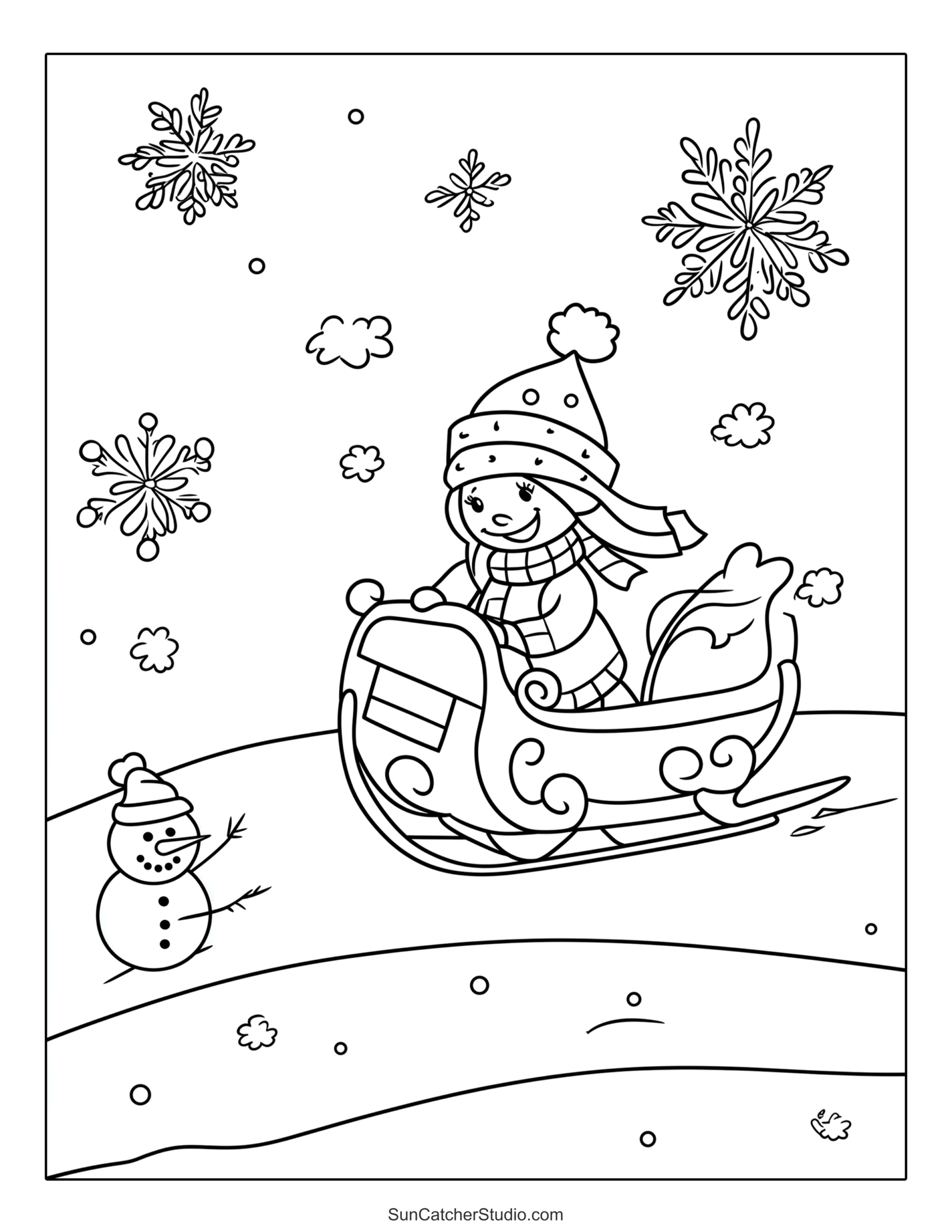 Printable Christmas Coloring Pages And Coloring Sheets Free Printables Lettering SVG Files Tools Apps