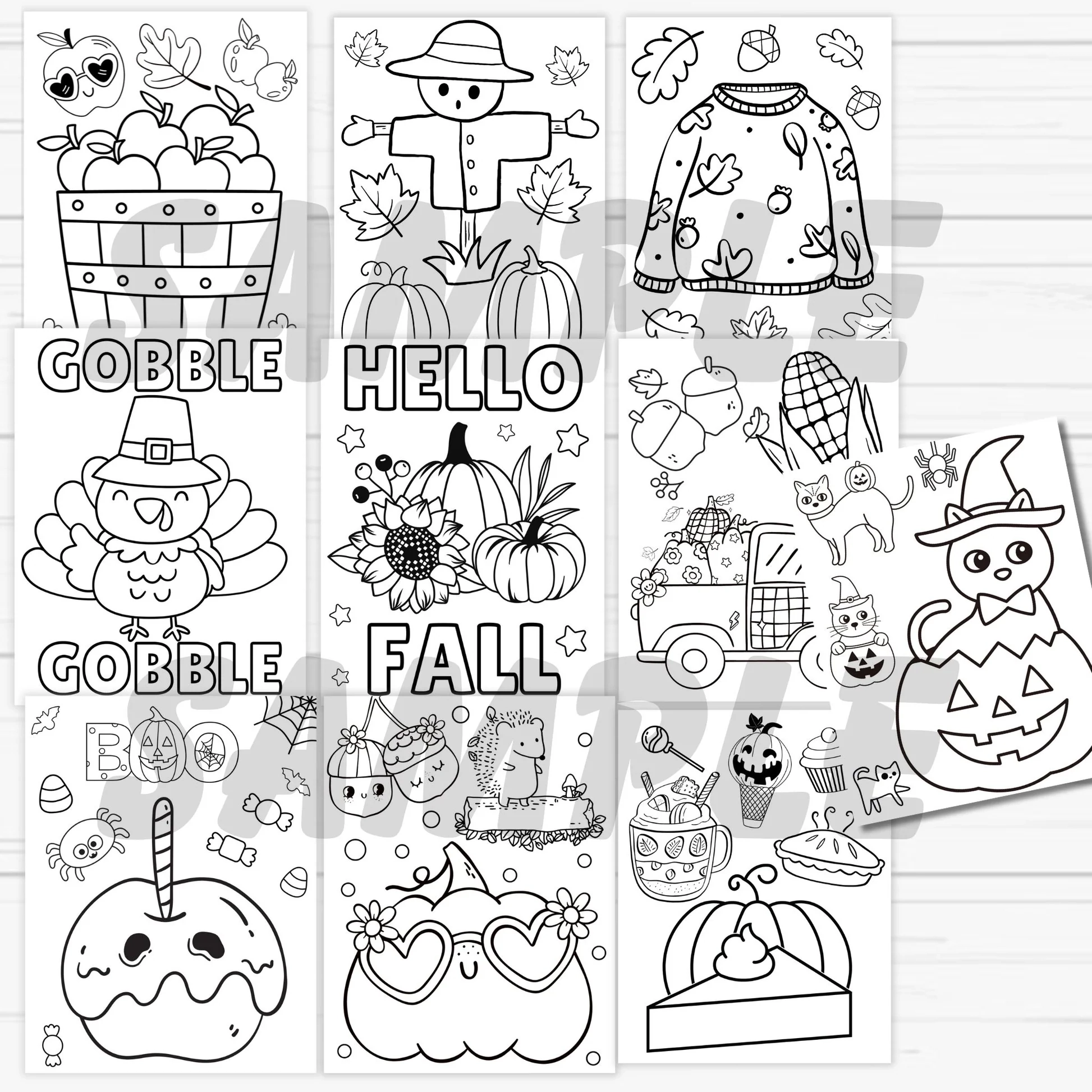 Printable Fall Coloring Pages For Kids Autumn Coloring Sheets Instan Girly Girl Tutus