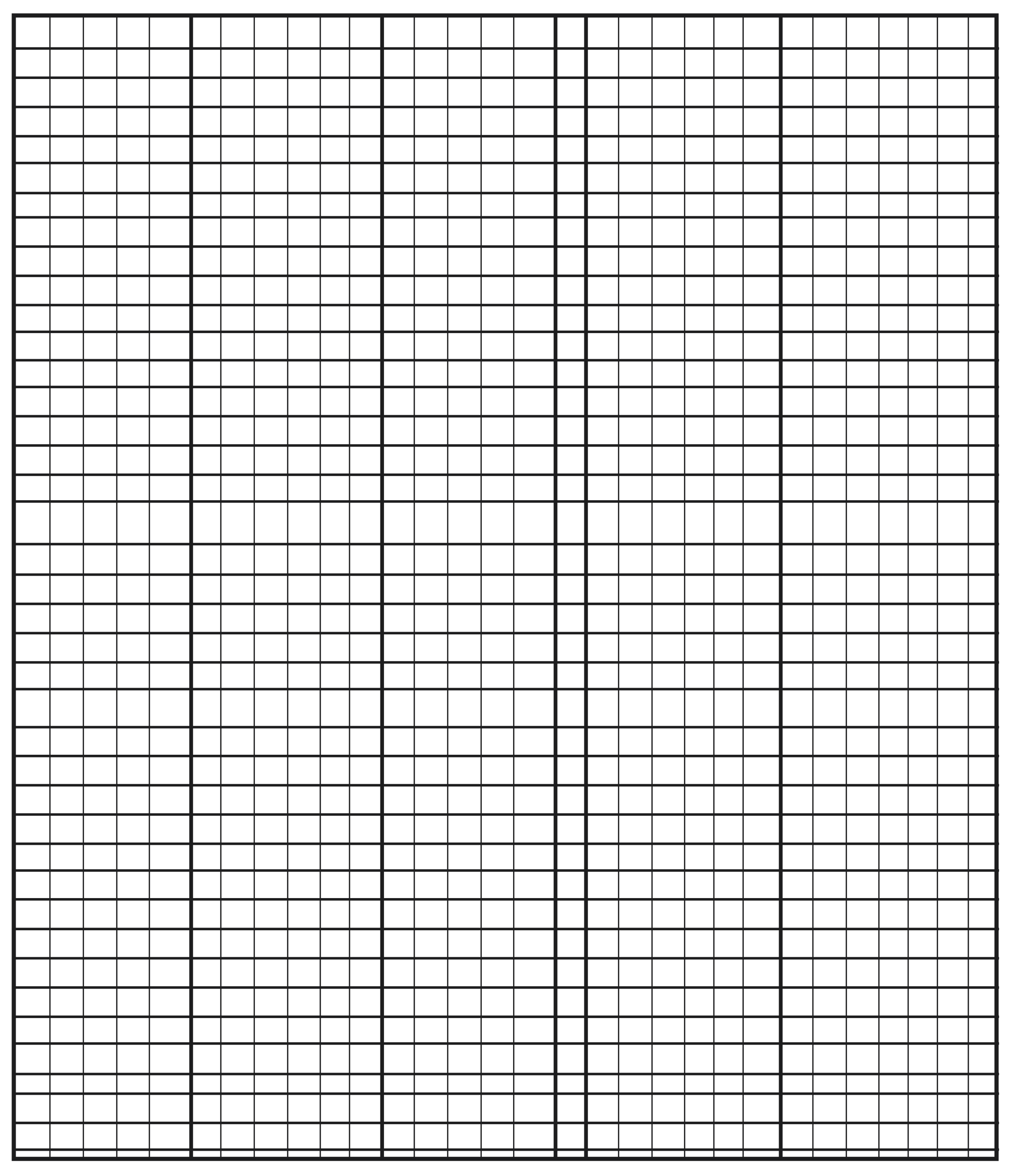 Printable Free Online Numbered Graph Paper PDF 