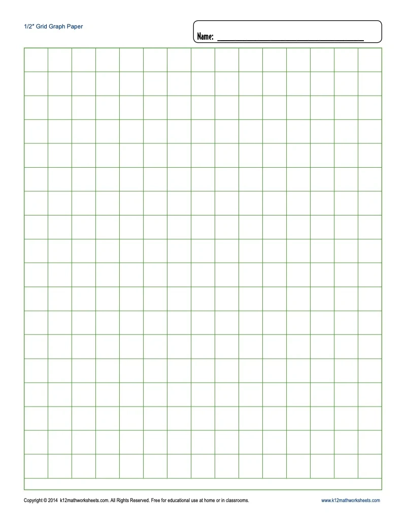 Printable Graph Paper Blank Templates