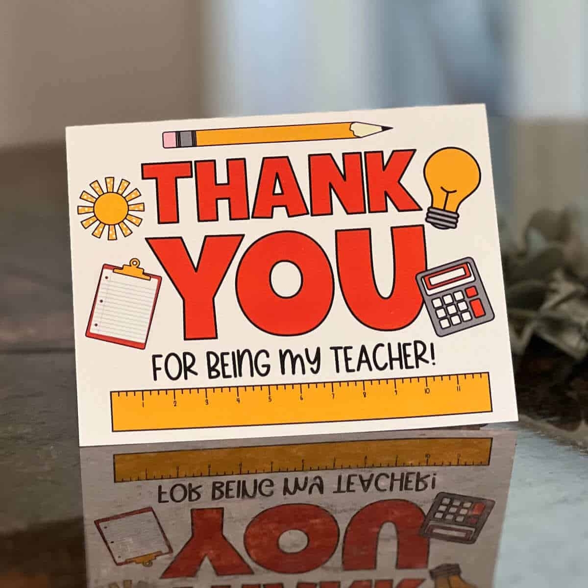 Printable Teacher Appreciation Cards Sunshine And Rainy Days