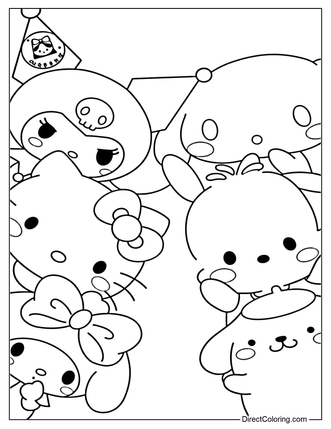 Sanrio Coloring Pages Free PDF To Download And Print Sanrio Coloring Pages Free PDF To Download And Print